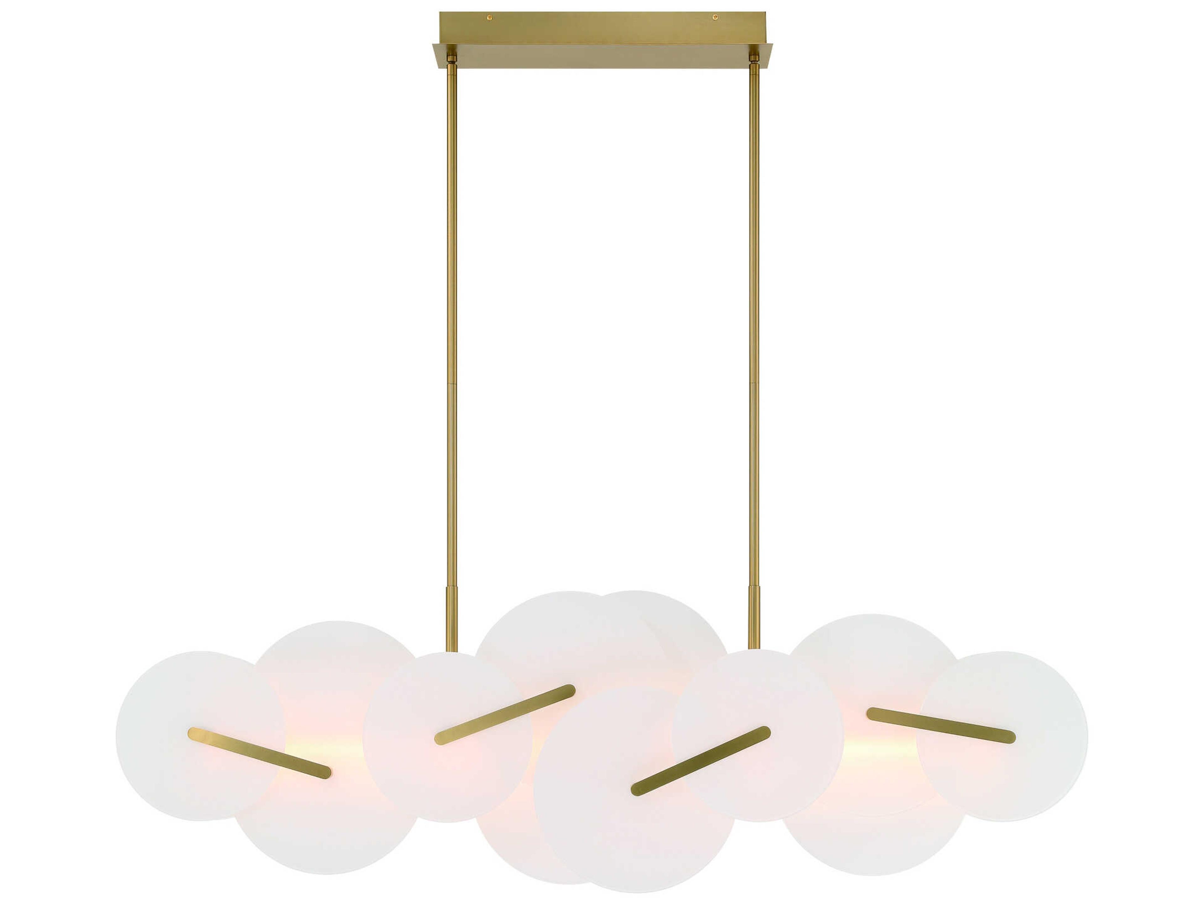 Nuvola 2-Light Gold Island Pendant