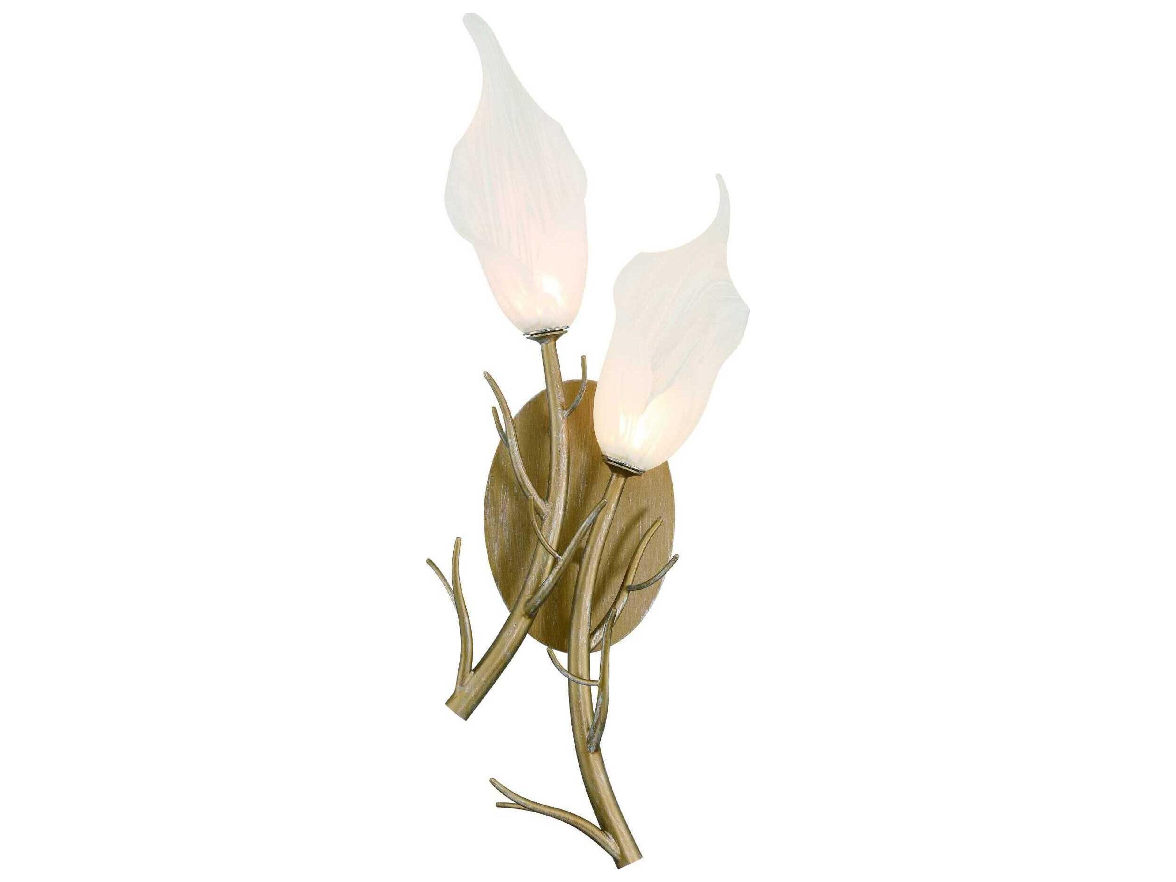 Matera 2-Light Gold Wall Sconce