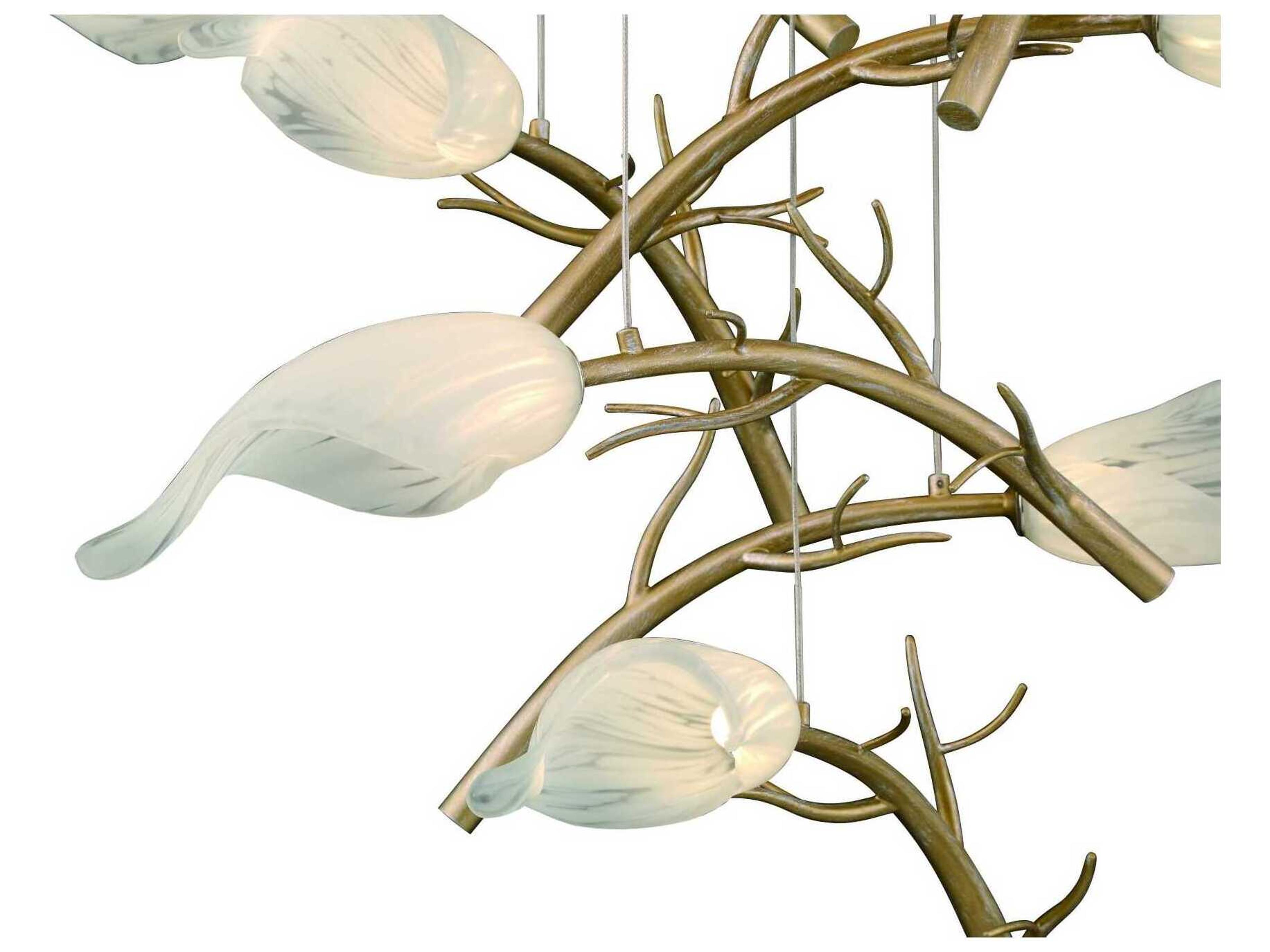 Eurofase Matera 10-Light Gold Pendant