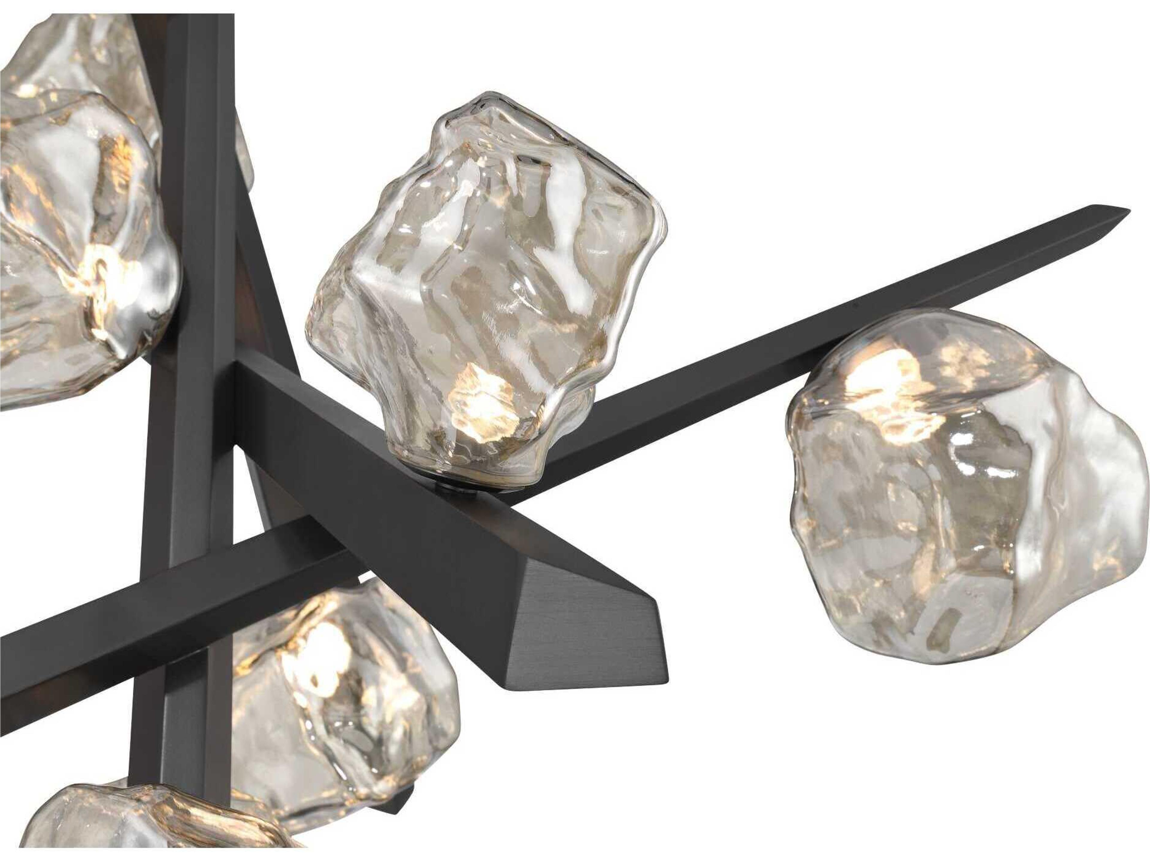 Eurofase Thorah 10-Light Graphite Black Pendant