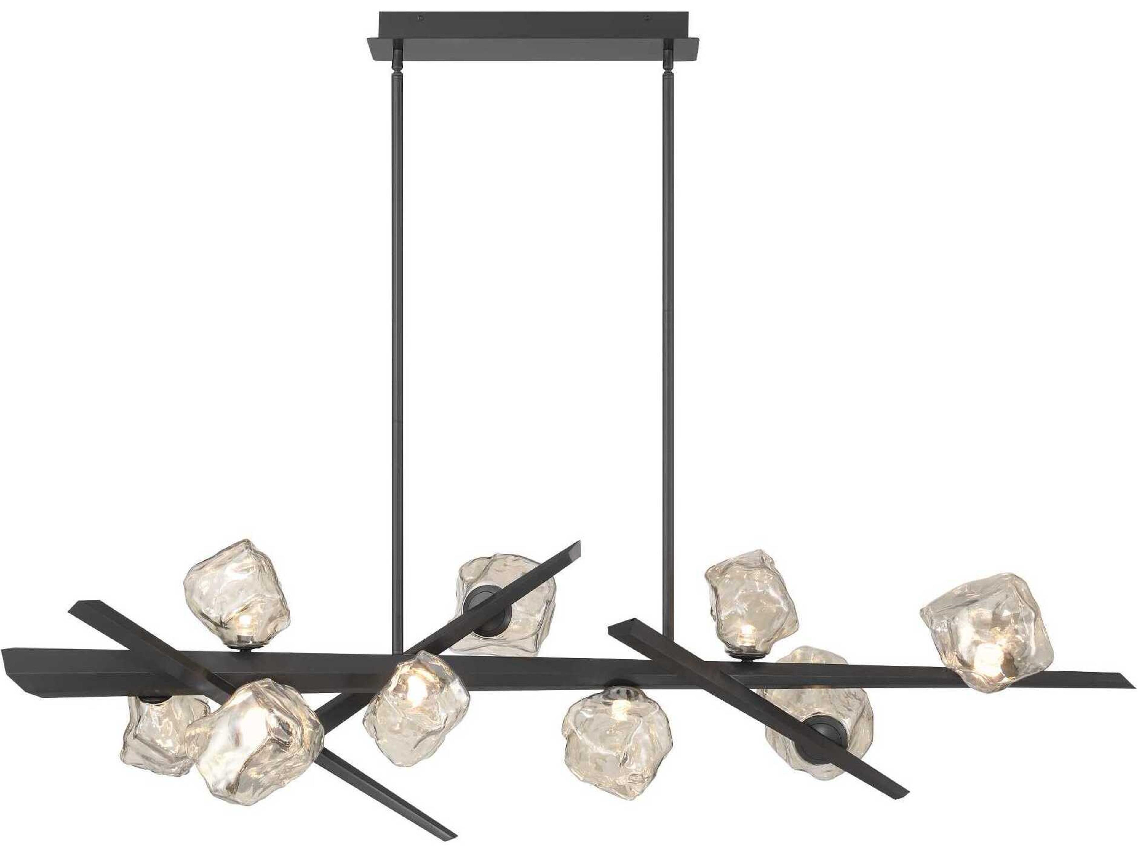 Eurofase Thorah 9-Light Graphite Black Island Pendant