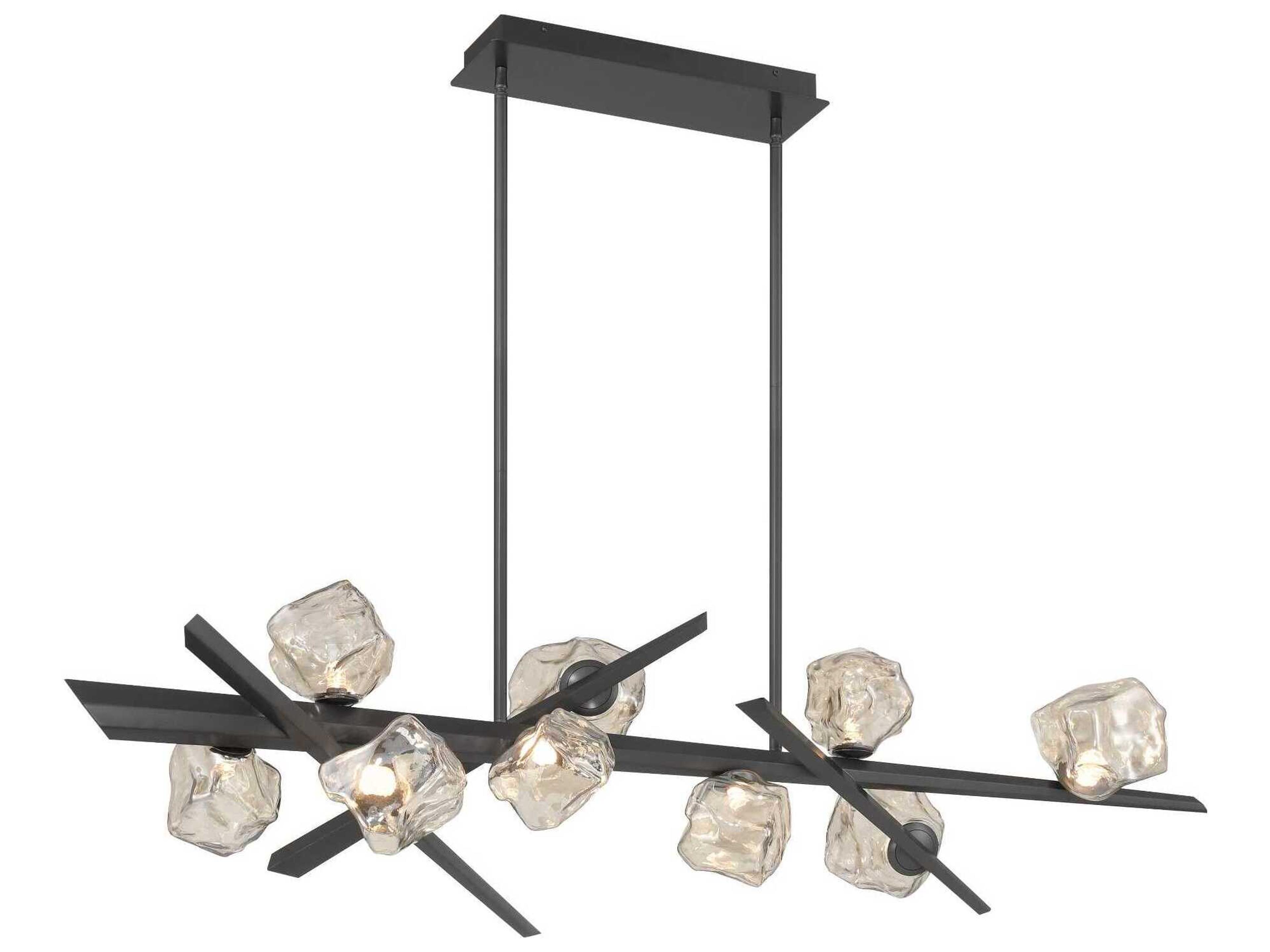 Eurofase Thorah 9-Light Graphite Black Island Pendant