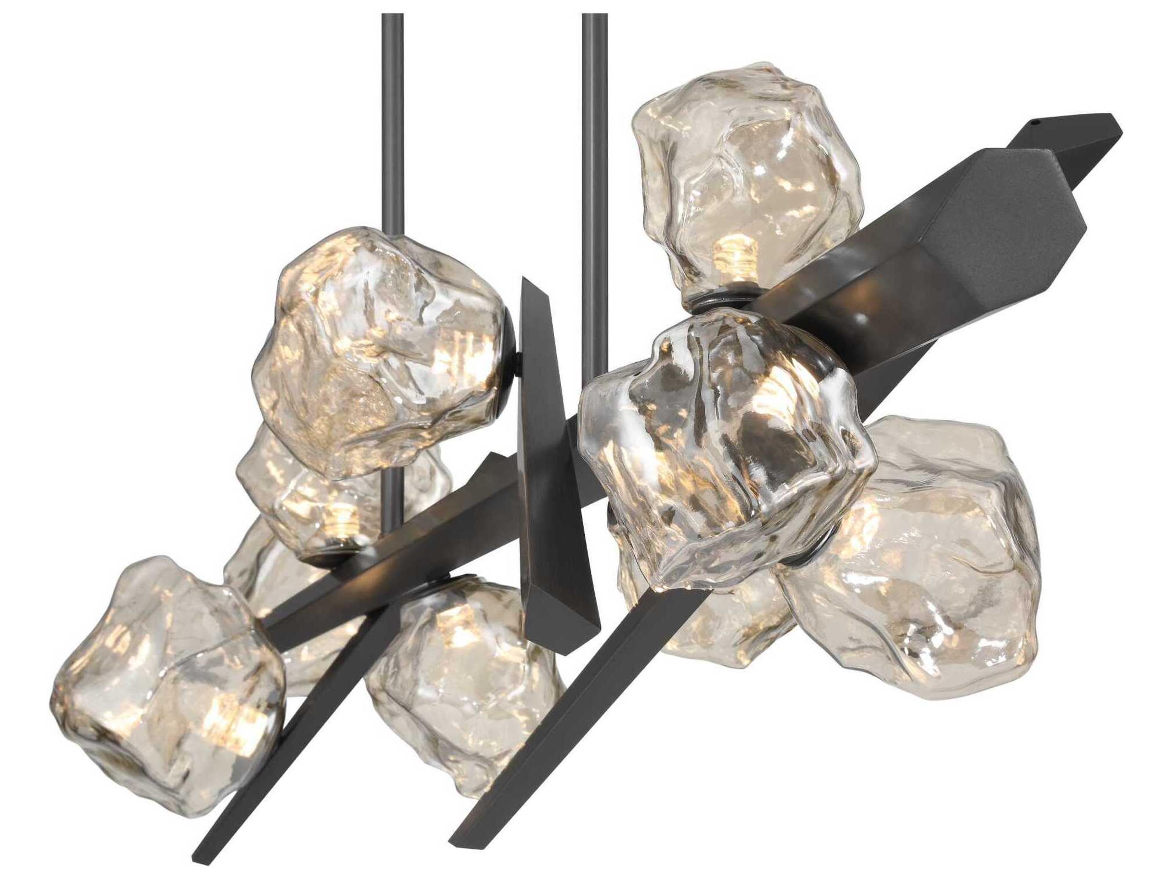 Eurofase Thorah 9-Light Graphite Black Island Pendant