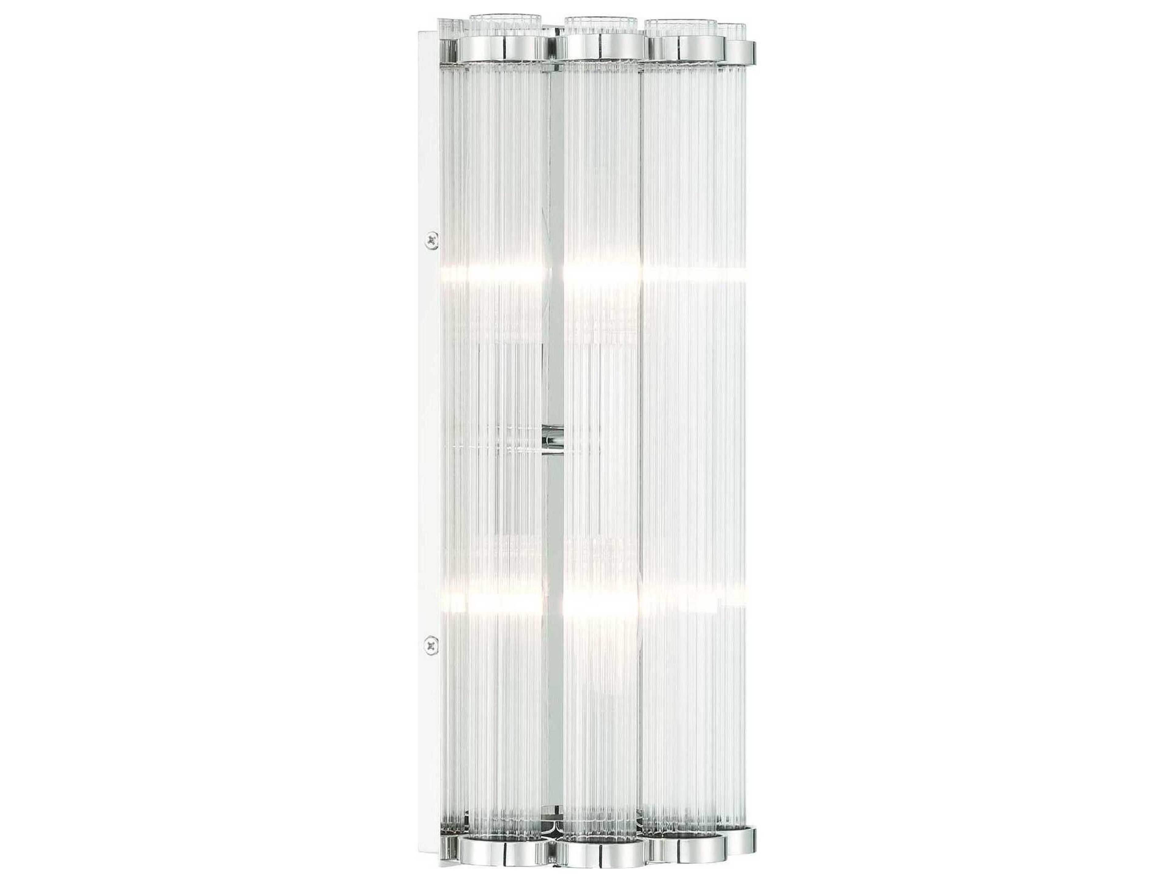 Eurofase Glasbury 2-Light Nickel Wall Sconce