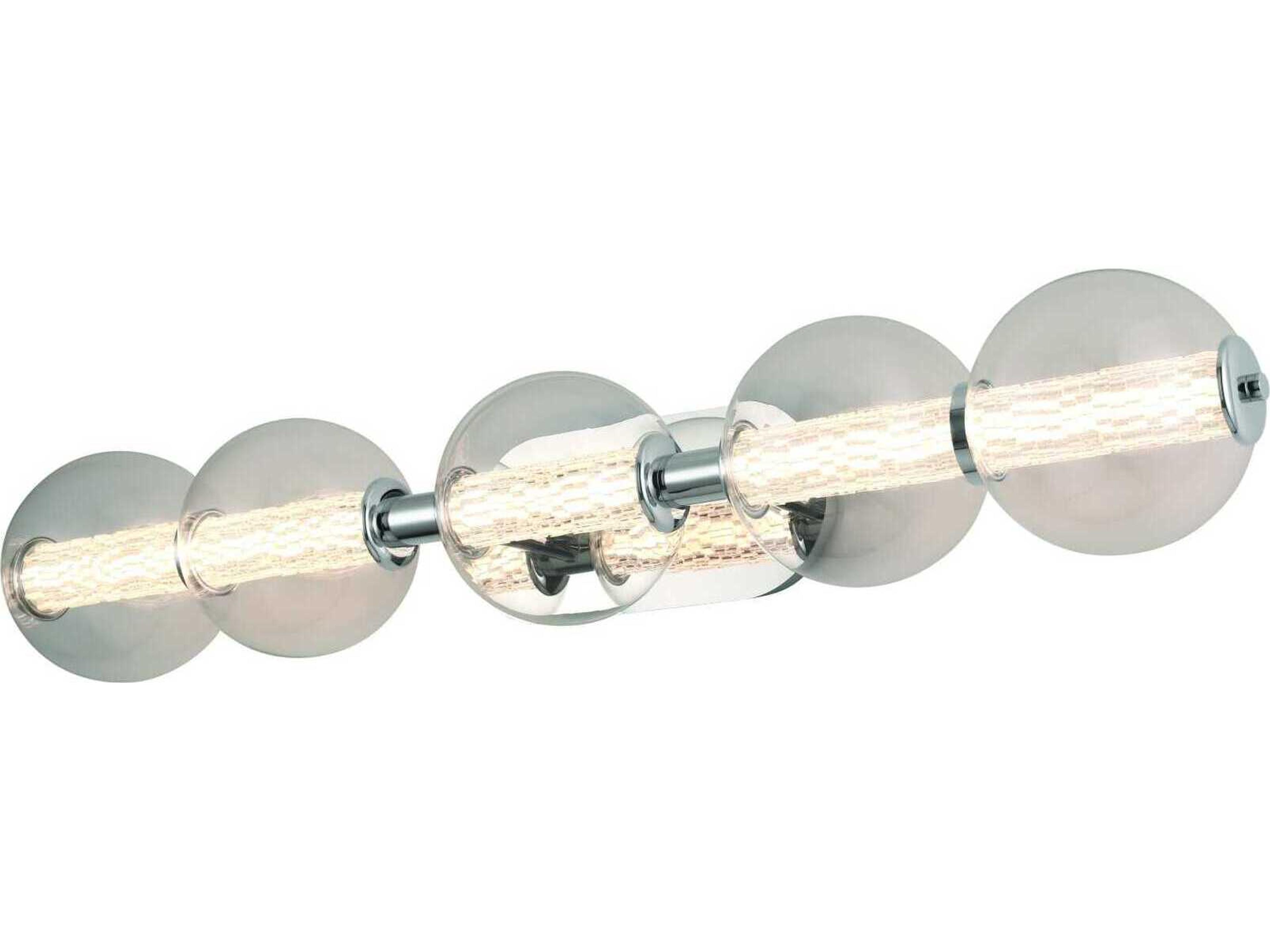 Atomo 1-Light Chrome Vanity Light