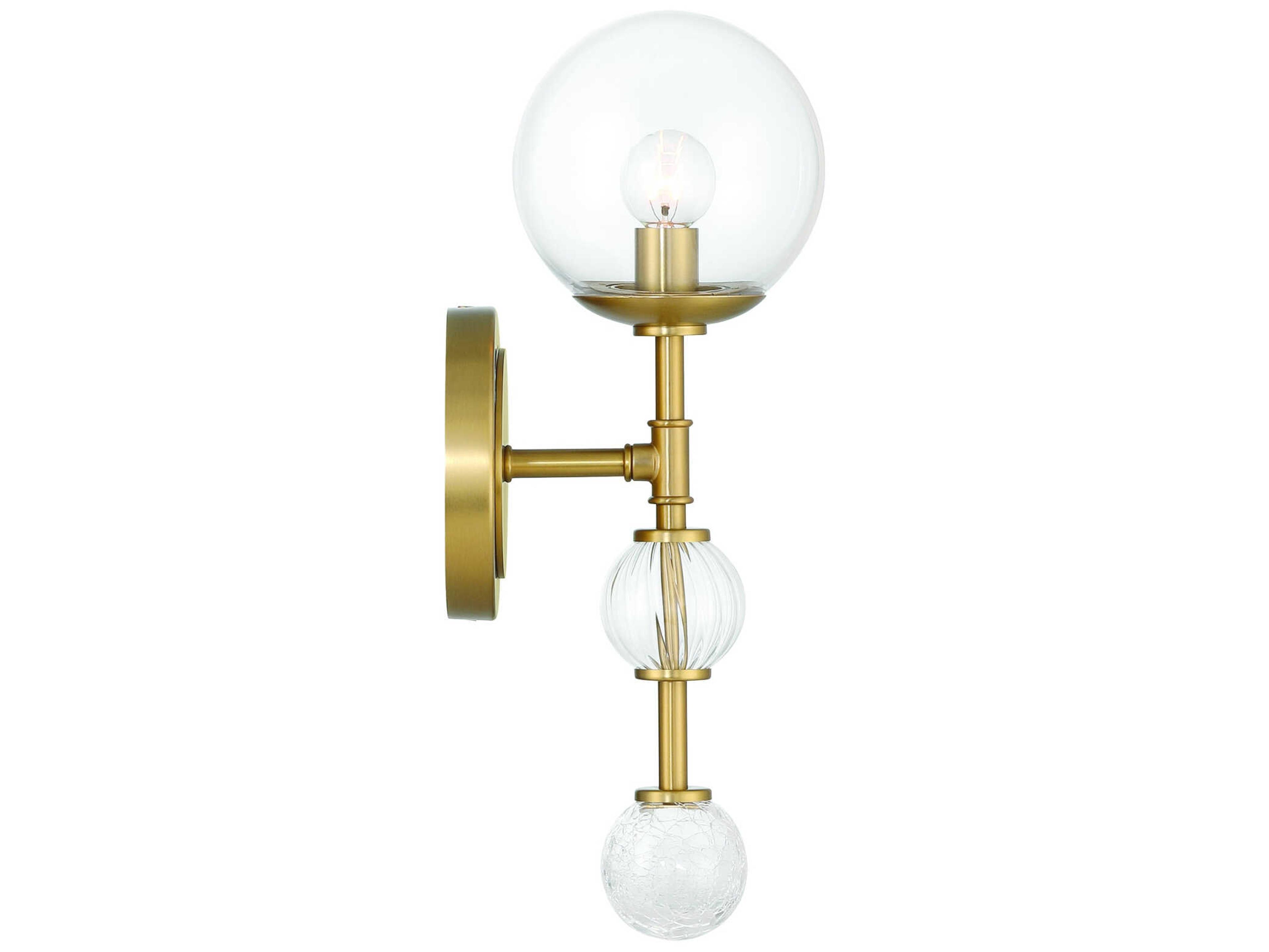 Eurofase Traiton 1-Light Gold Wall Sconce