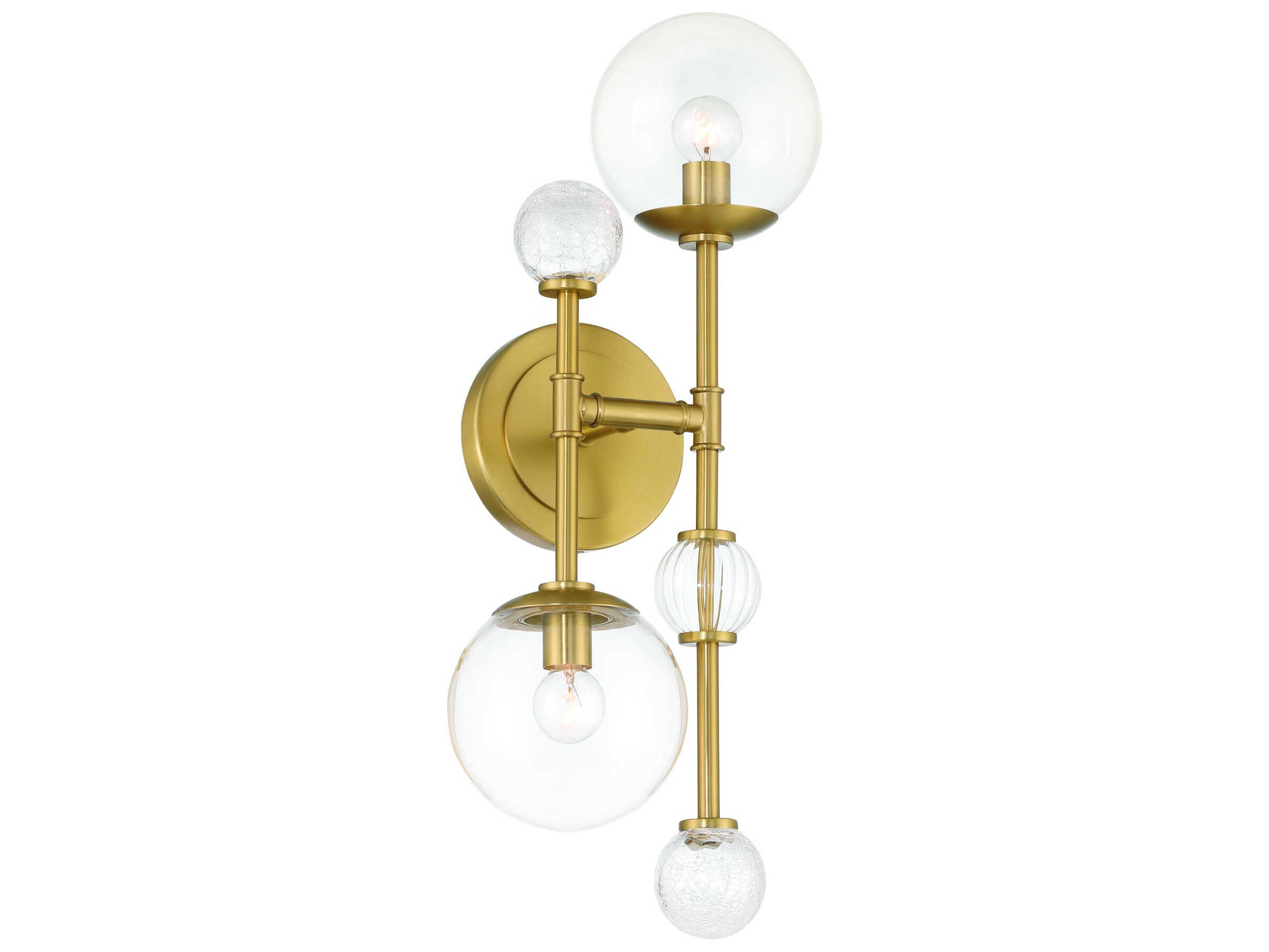 Eurofase Traiton 2-Light Gold Wall Sconce