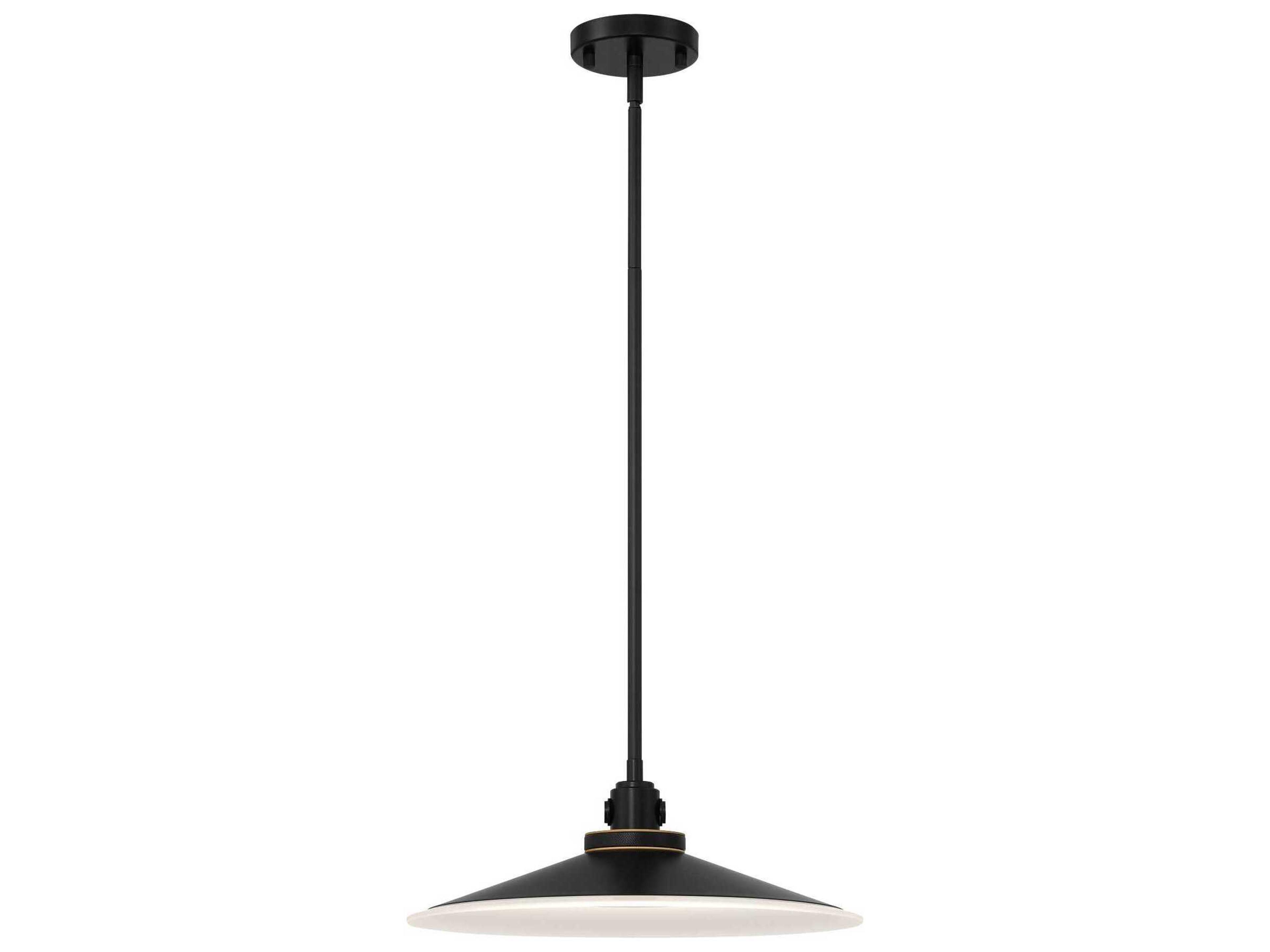 Eurofase Deckard 1-Light Black Pendant