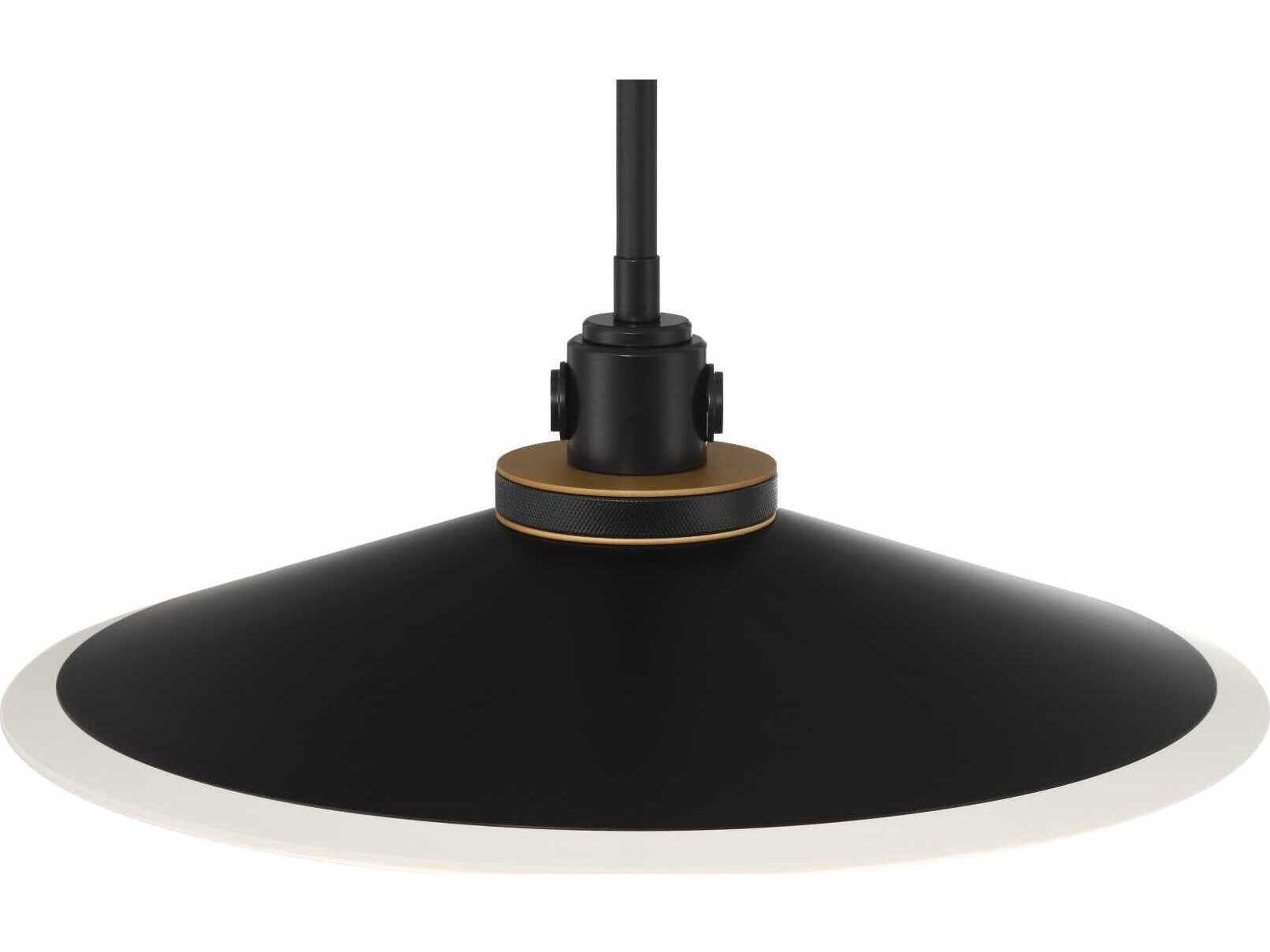 Eurofase Deckard 1-Light Black Pendant