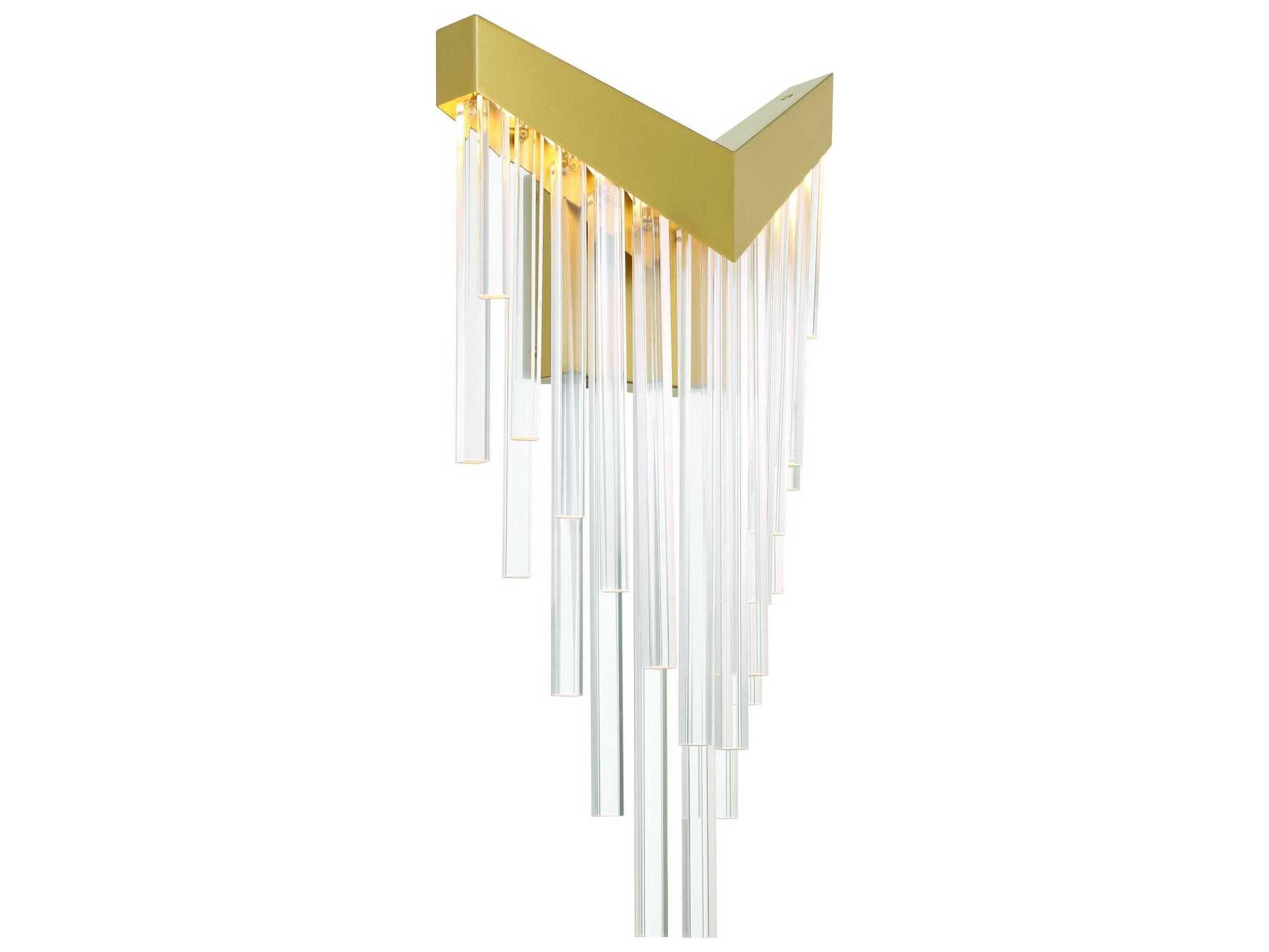 Eurofase Vivien 1-Light Gold Wall Sconce