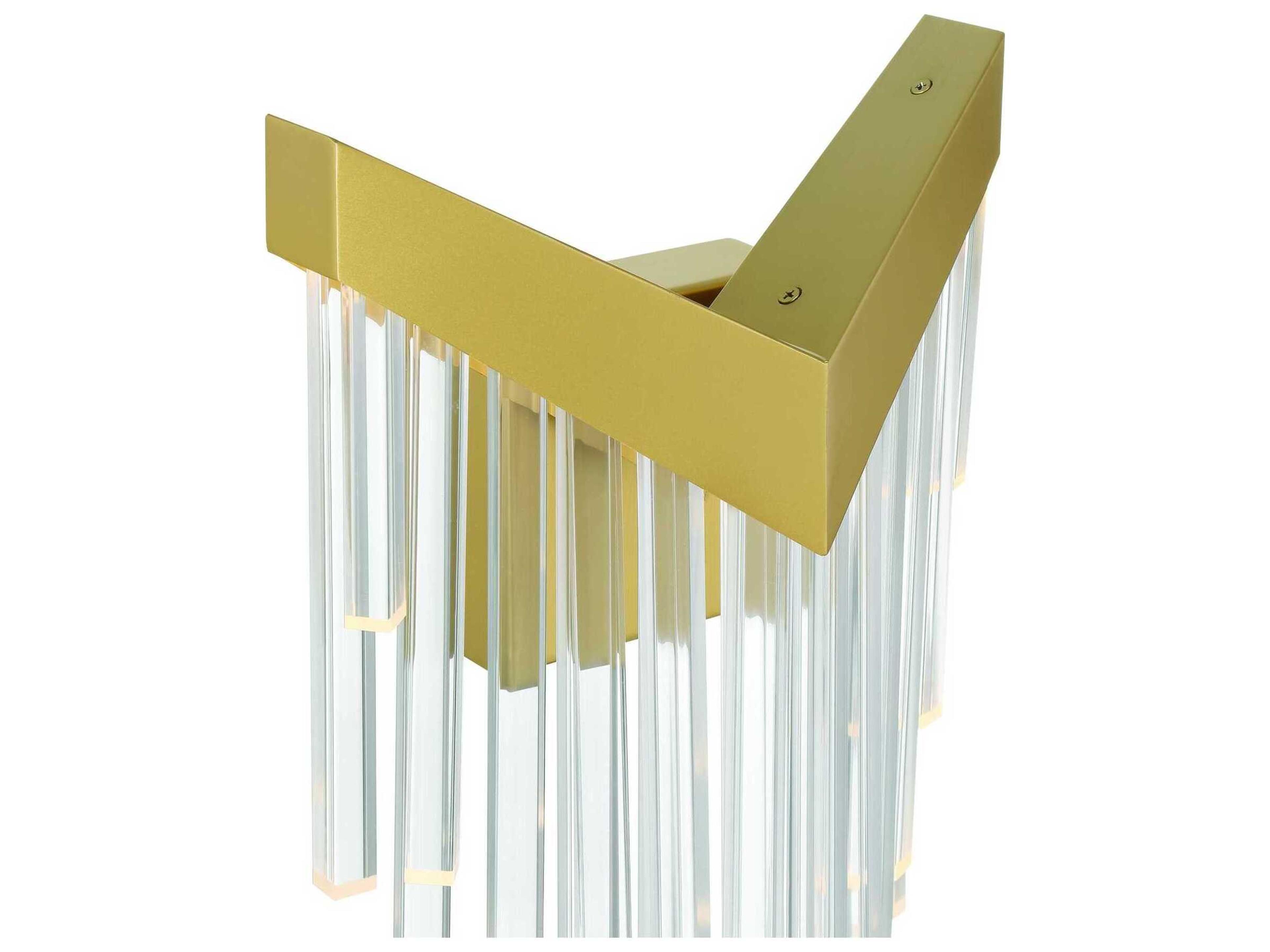 Eurofase Vivien 1-Light Gold Wall Sconce