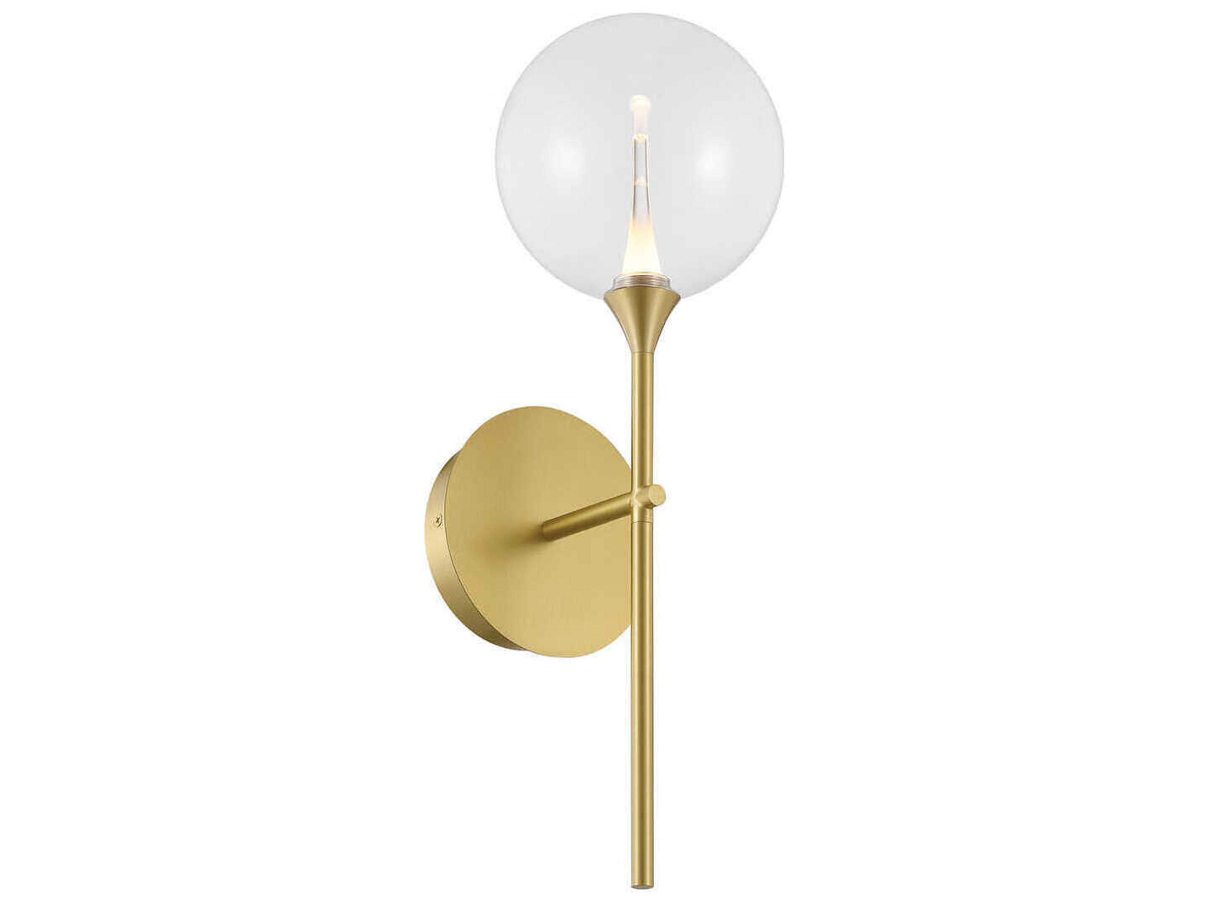 Eurofase Iissa 1-Light Gold Wall Sconce