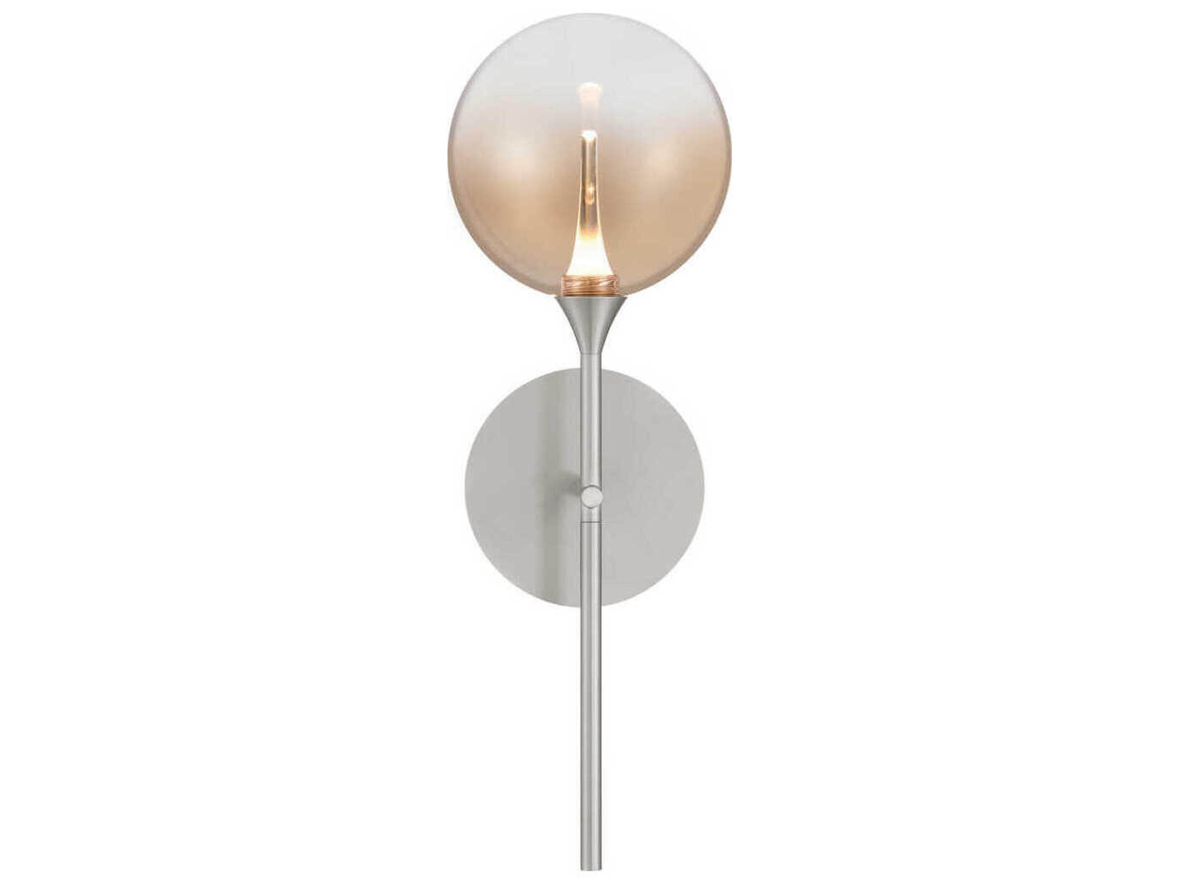 Eurofase Iissa 1-Light Nickel Wall Sconce