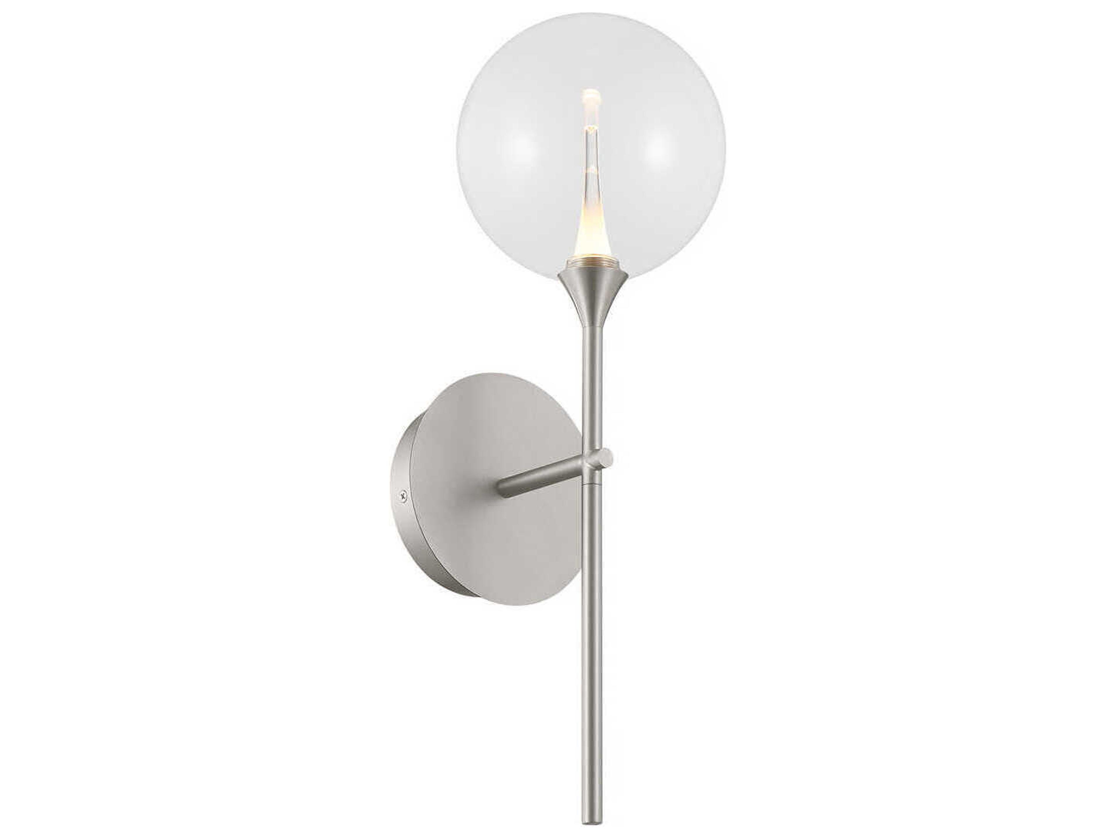 Eurofase Iissa 1-Light Nickel Wall Sconce
