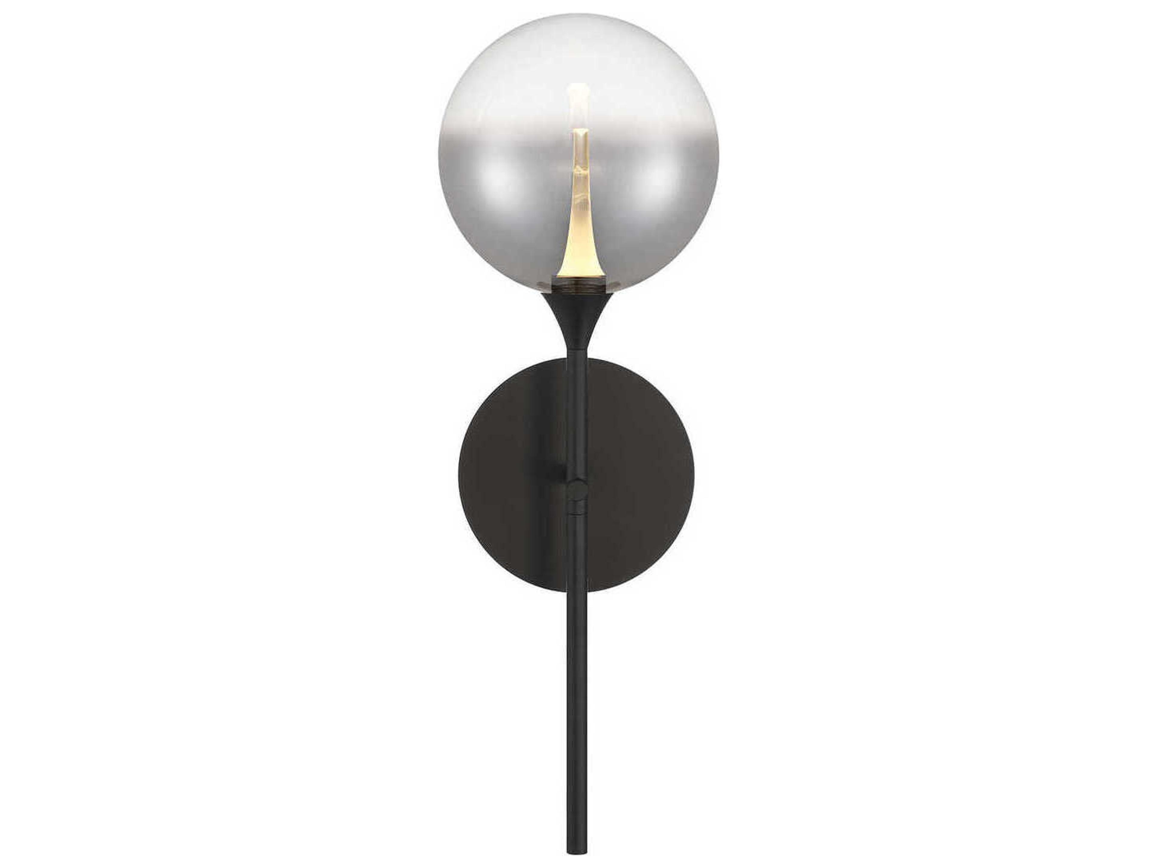 Eurofase Iissa 1-Light Black Wall Sconce