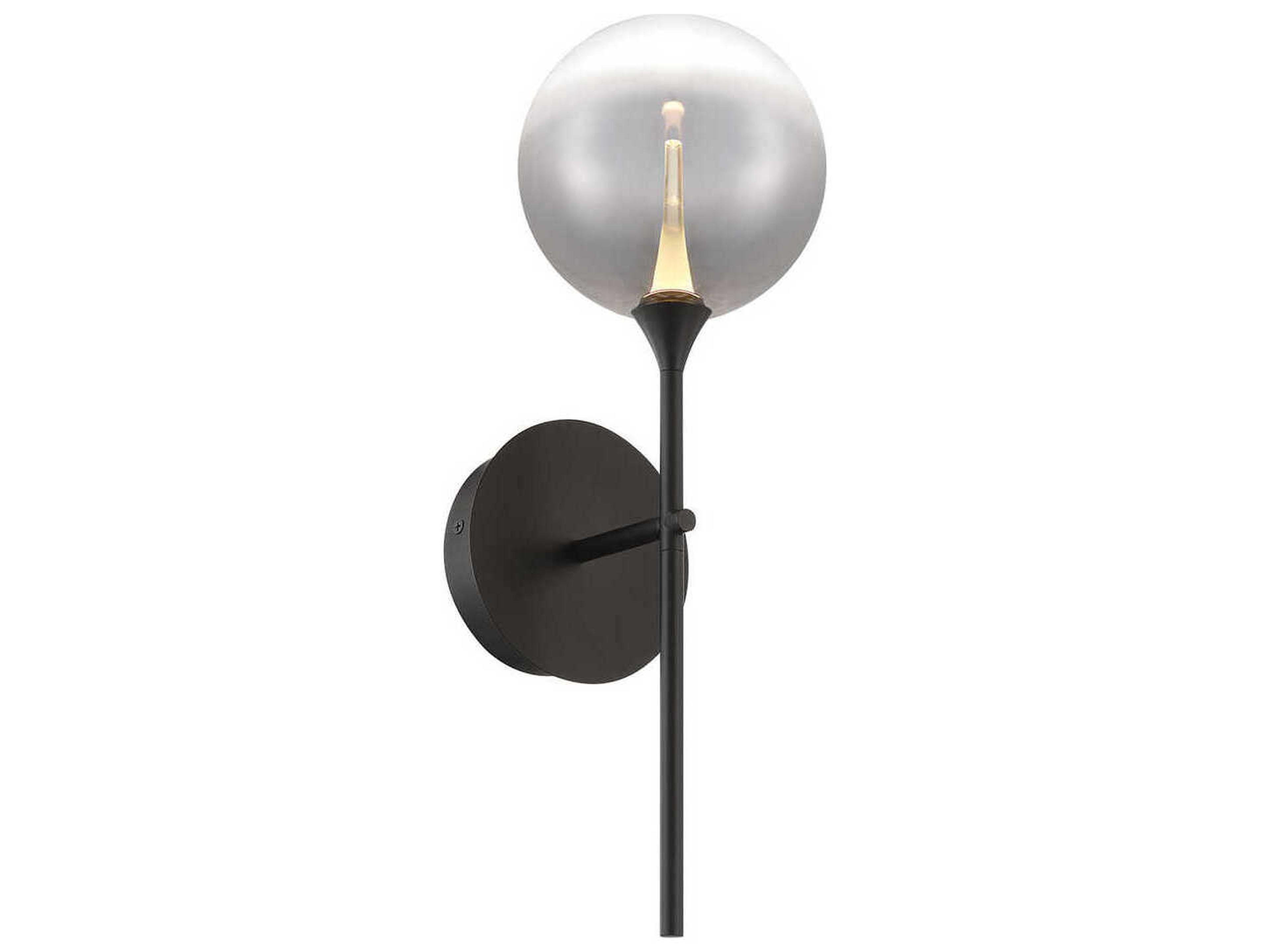 Eurofase Iissa 1-Light Black Wall Sconce