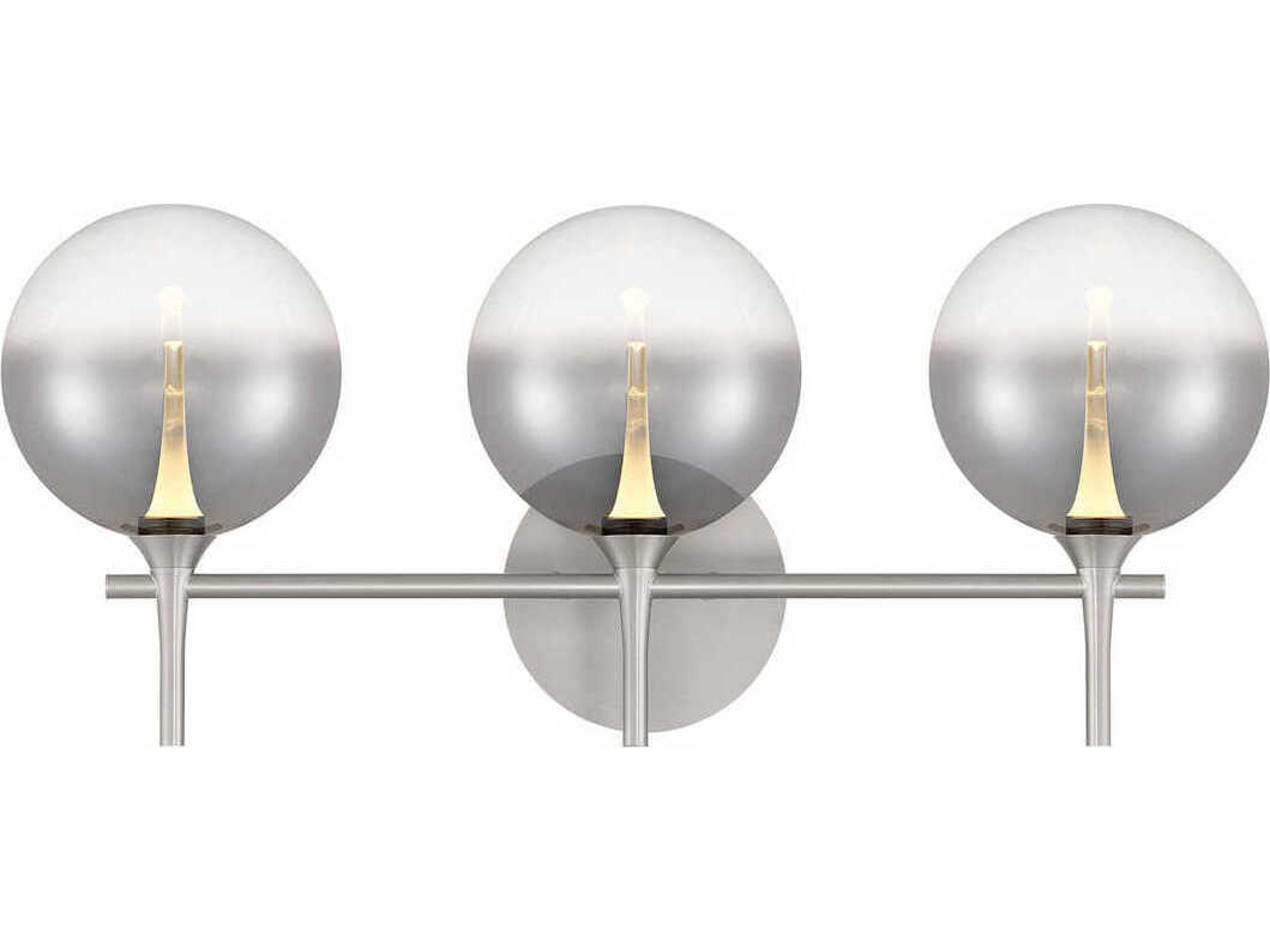 Eurofase Iissa 3-Light Nickel Vanity Light
