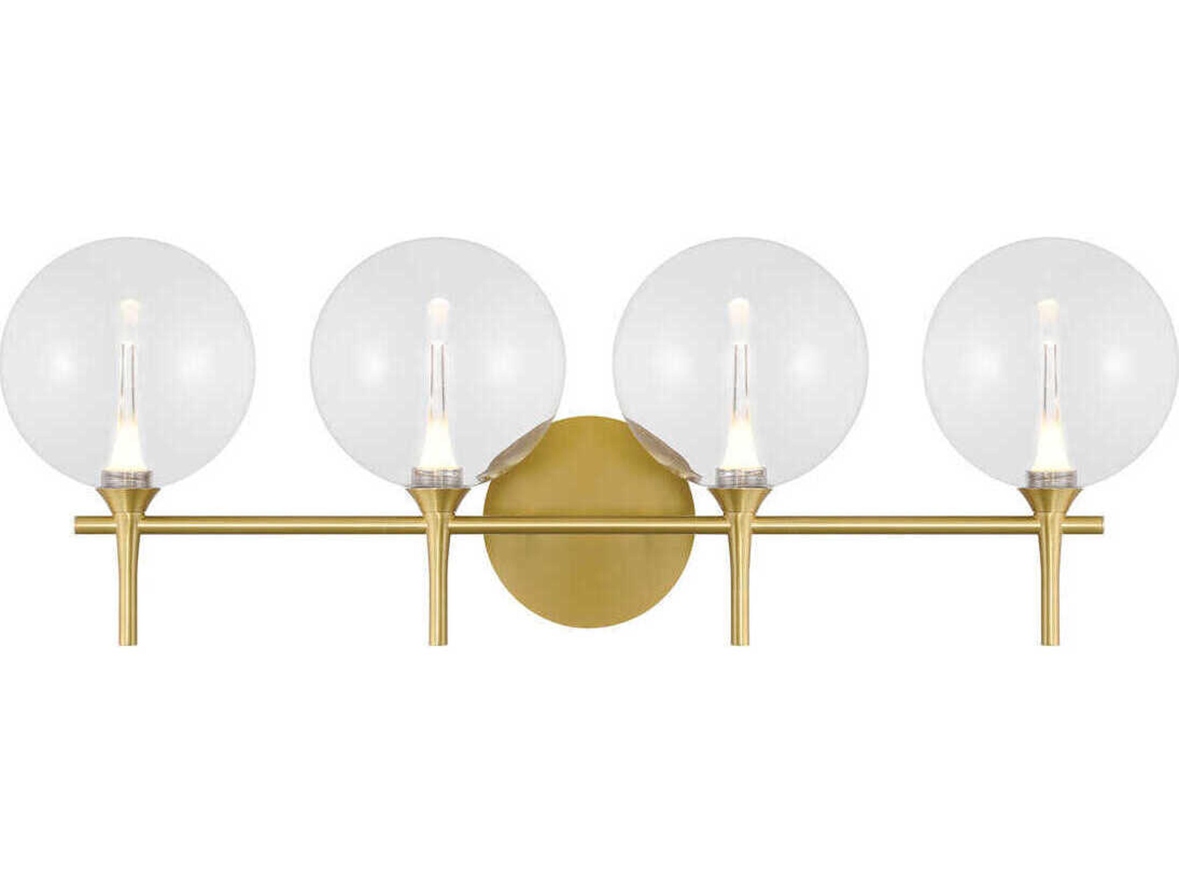 Iissa 4-Light Gold Vanity Light