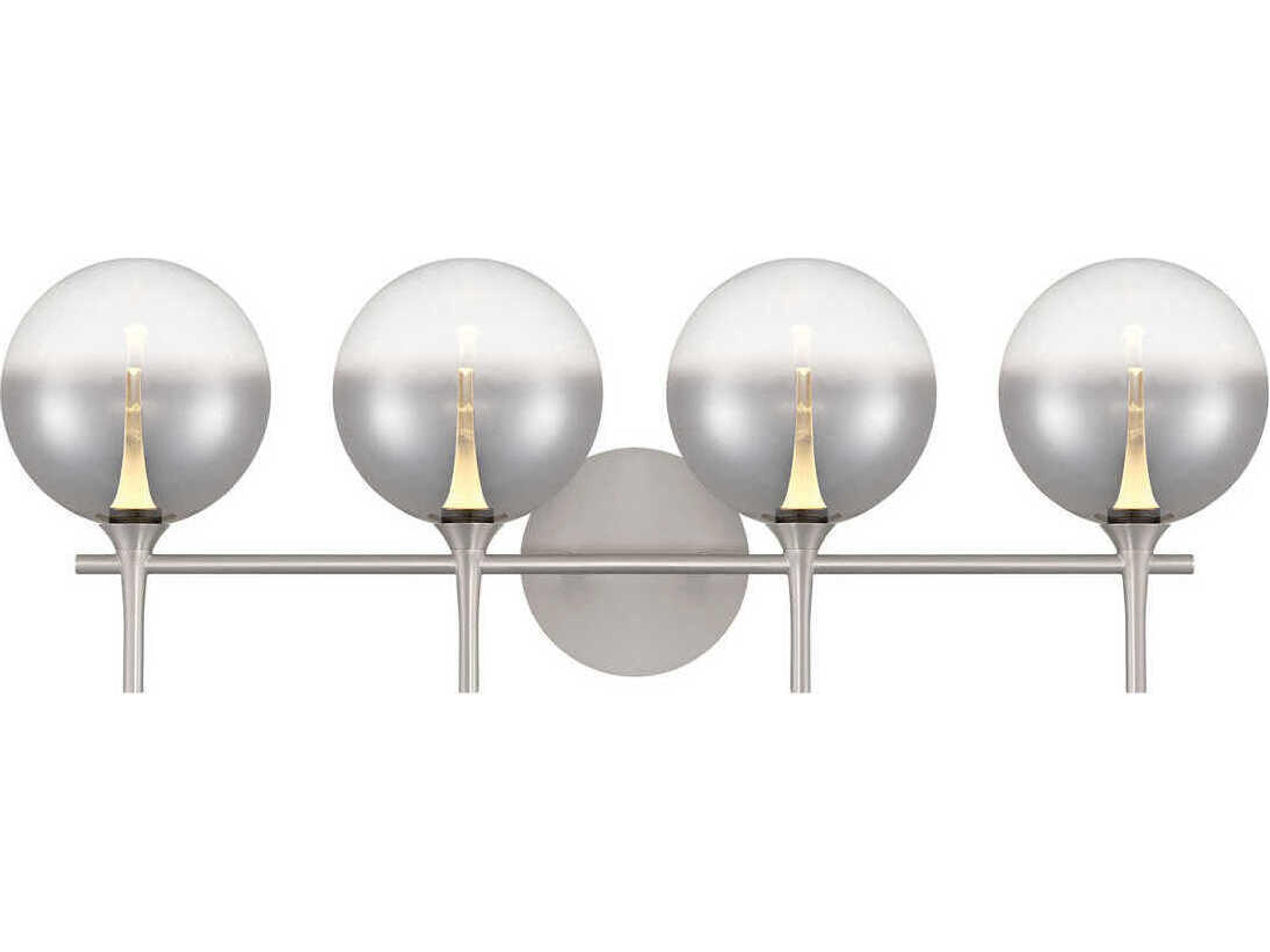 Eurofase Iissa 4-Light Nickel Vanity Light