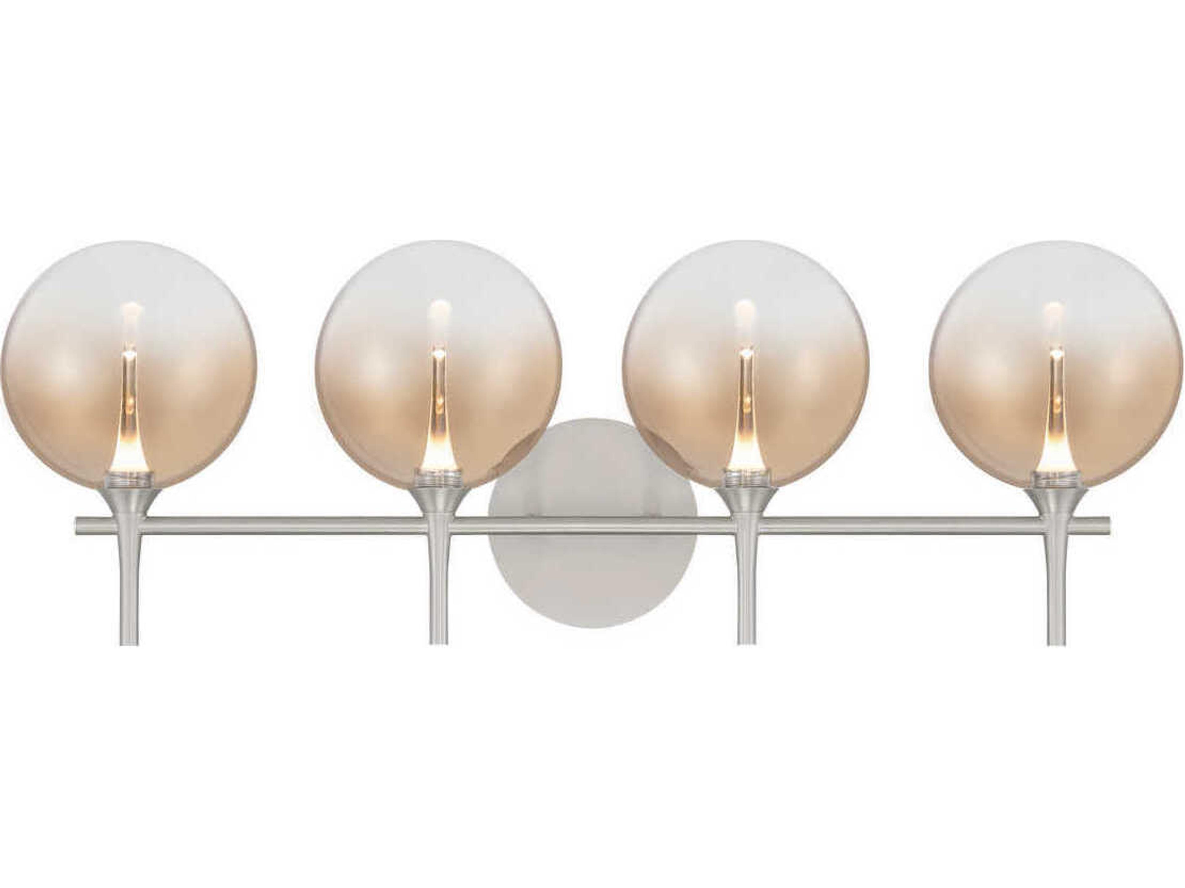 Eurofase Iissa 4-Light Nickel Vanity Light