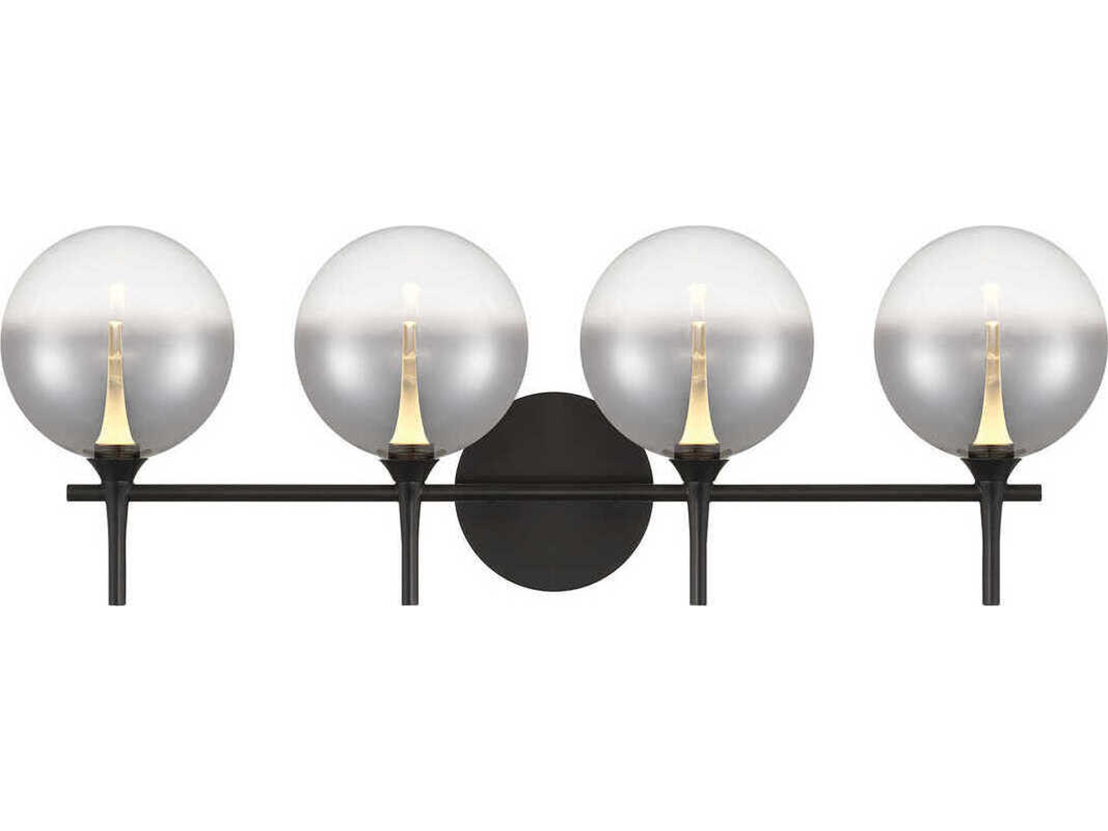 Eurofase Iissa 4-Light Black Vanity Light
