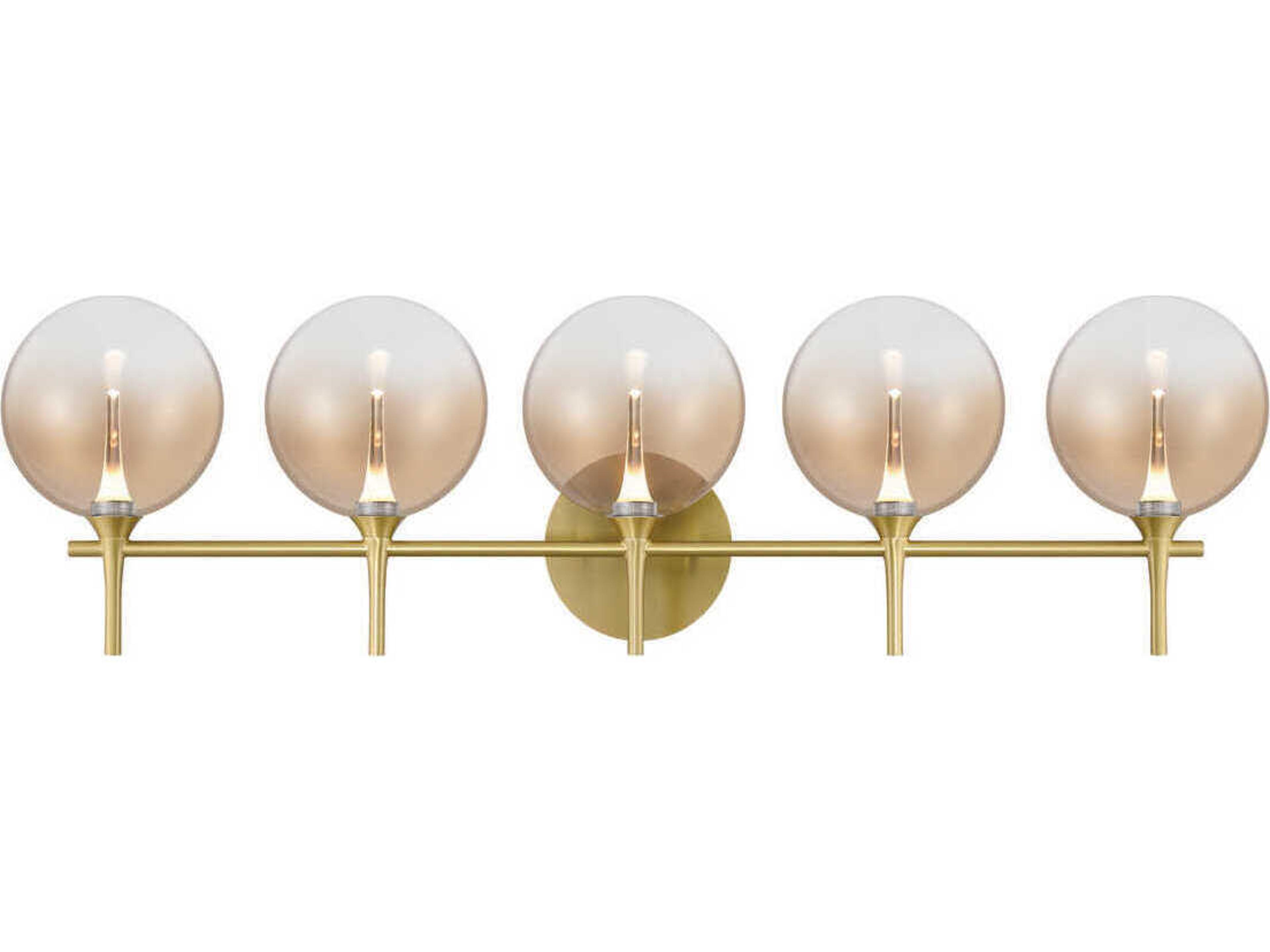 Eurofase Iissa 5-Light Gold Vanity Light