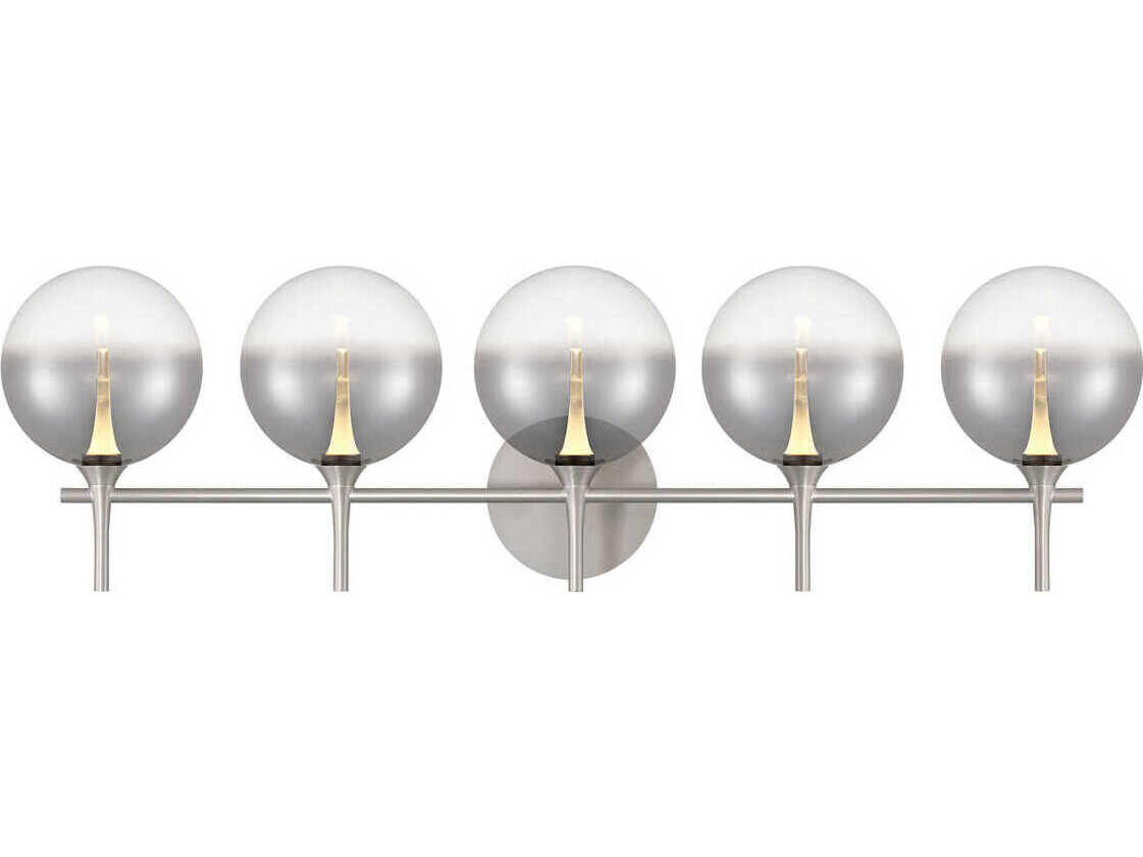 Eurofase Iissa 5-Light Nickel Vanity Light