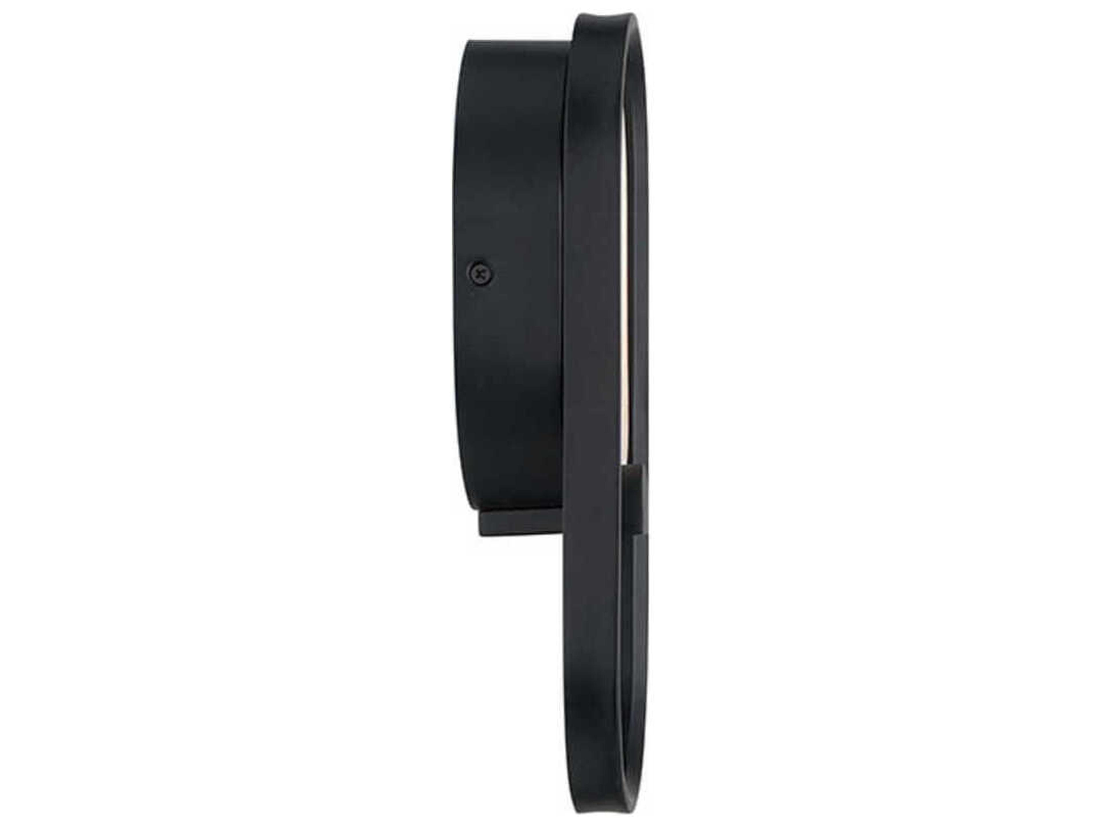 Eurofase Noga 1-Light Black Wall Sconce