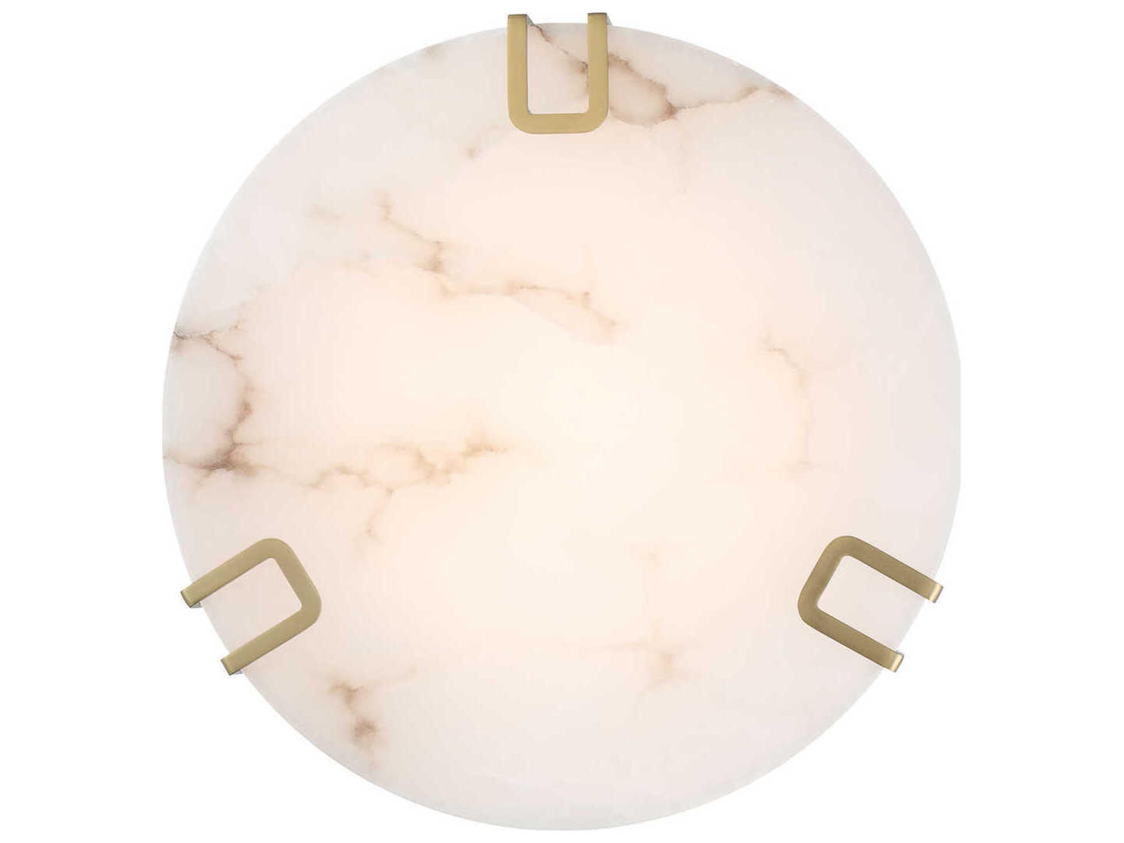 Eurofase Noga 1-Light Gold Round Flush Mount