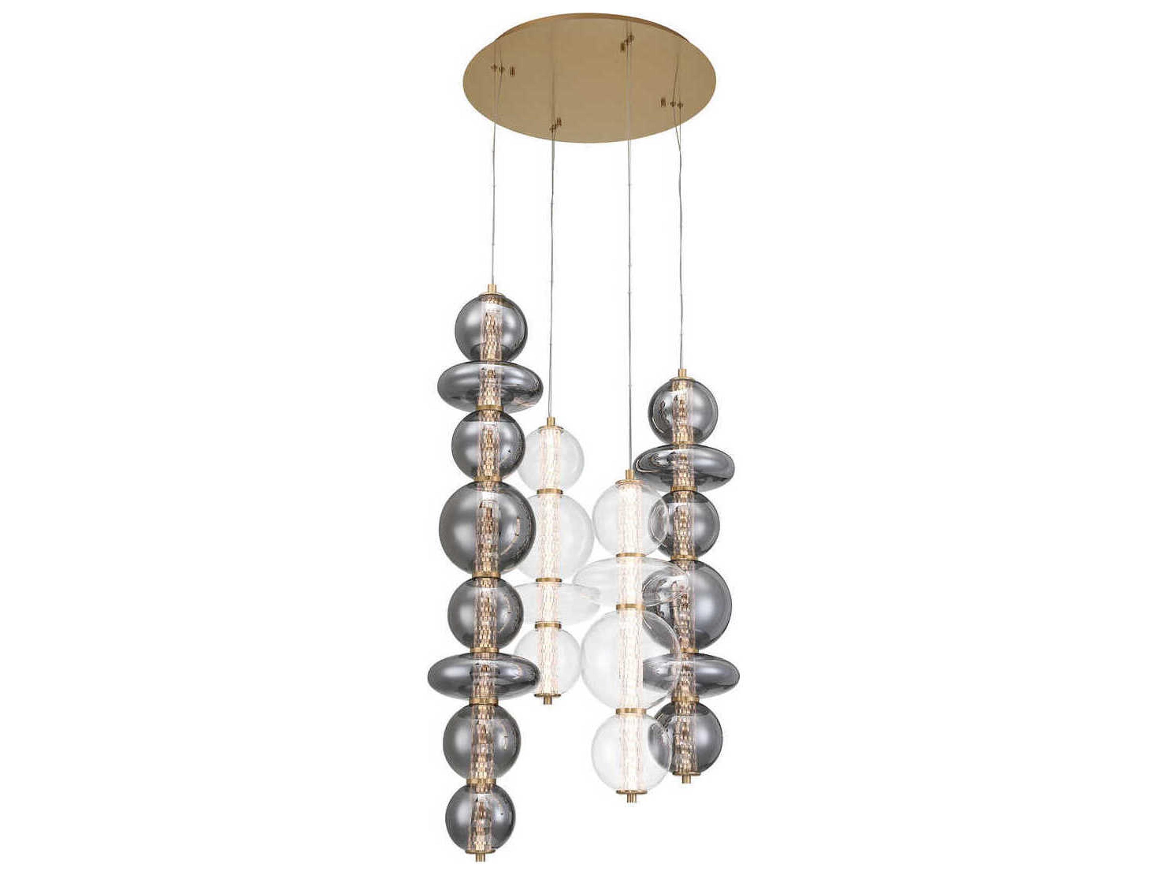 Eurofase Atomo 4-Light Gold Pendant