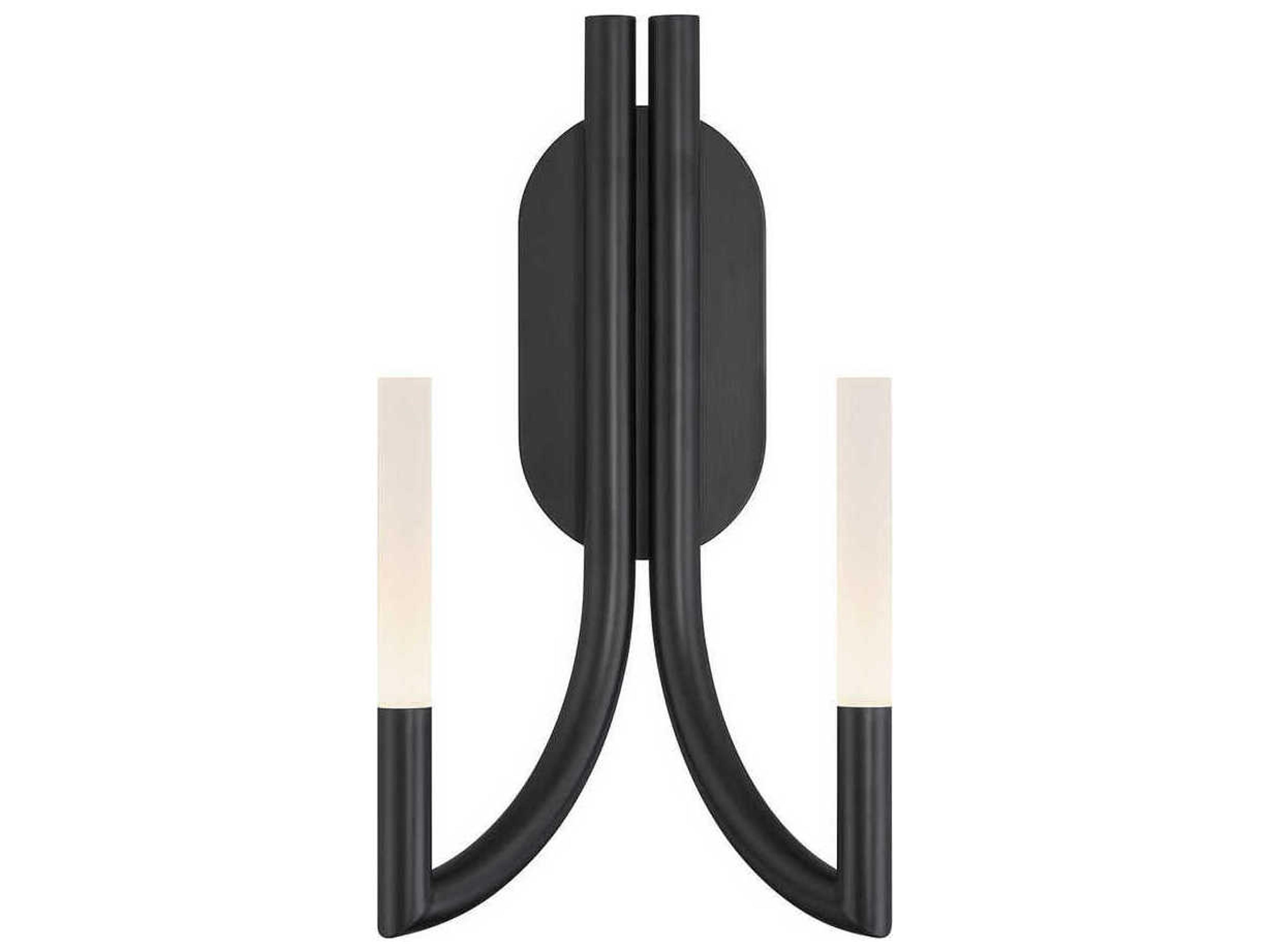 Eurofase Olette 2-Light Black Wall Sconce