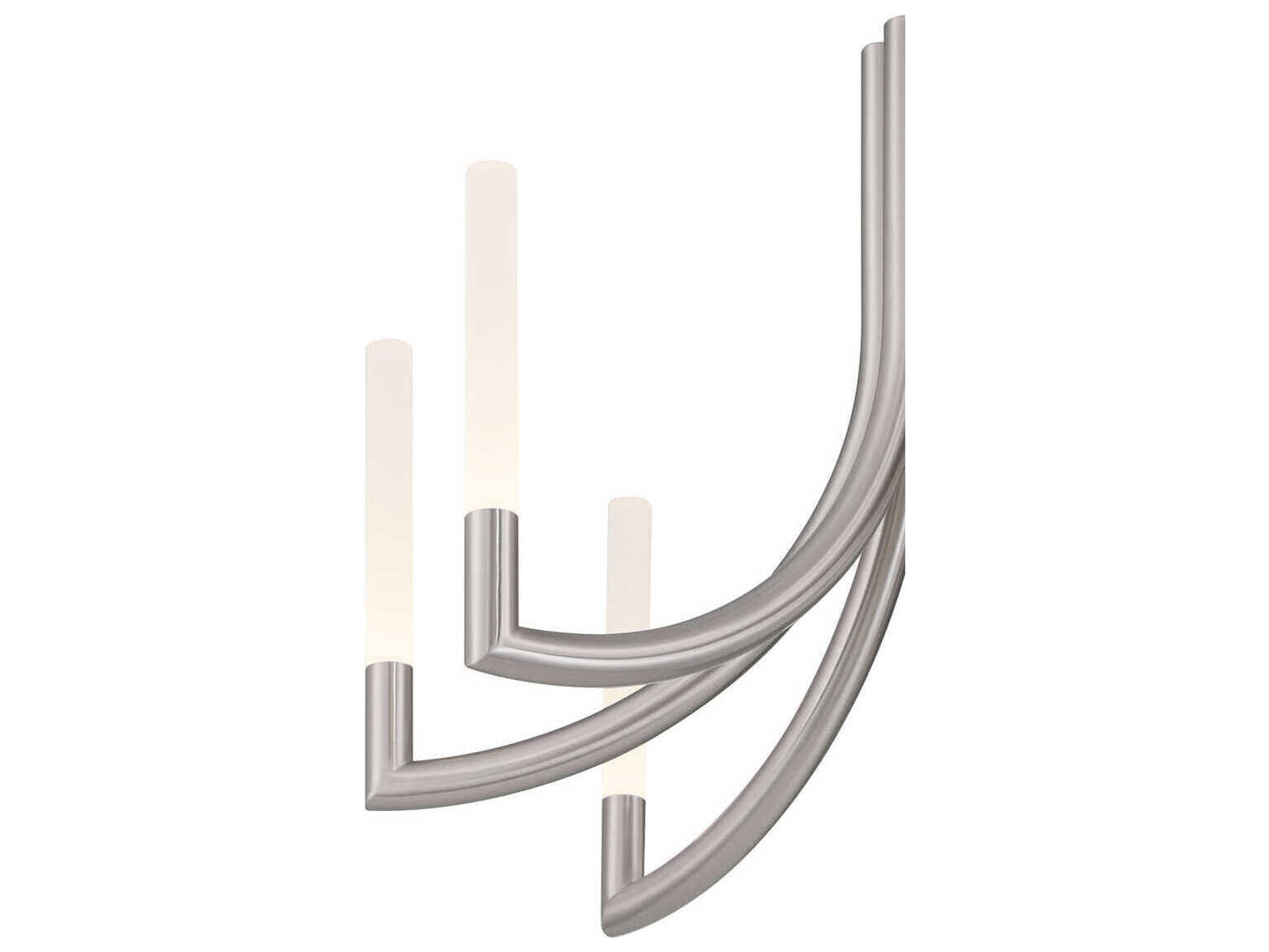 Eurofase Olette 8-Light Nickel Linear Chandelier