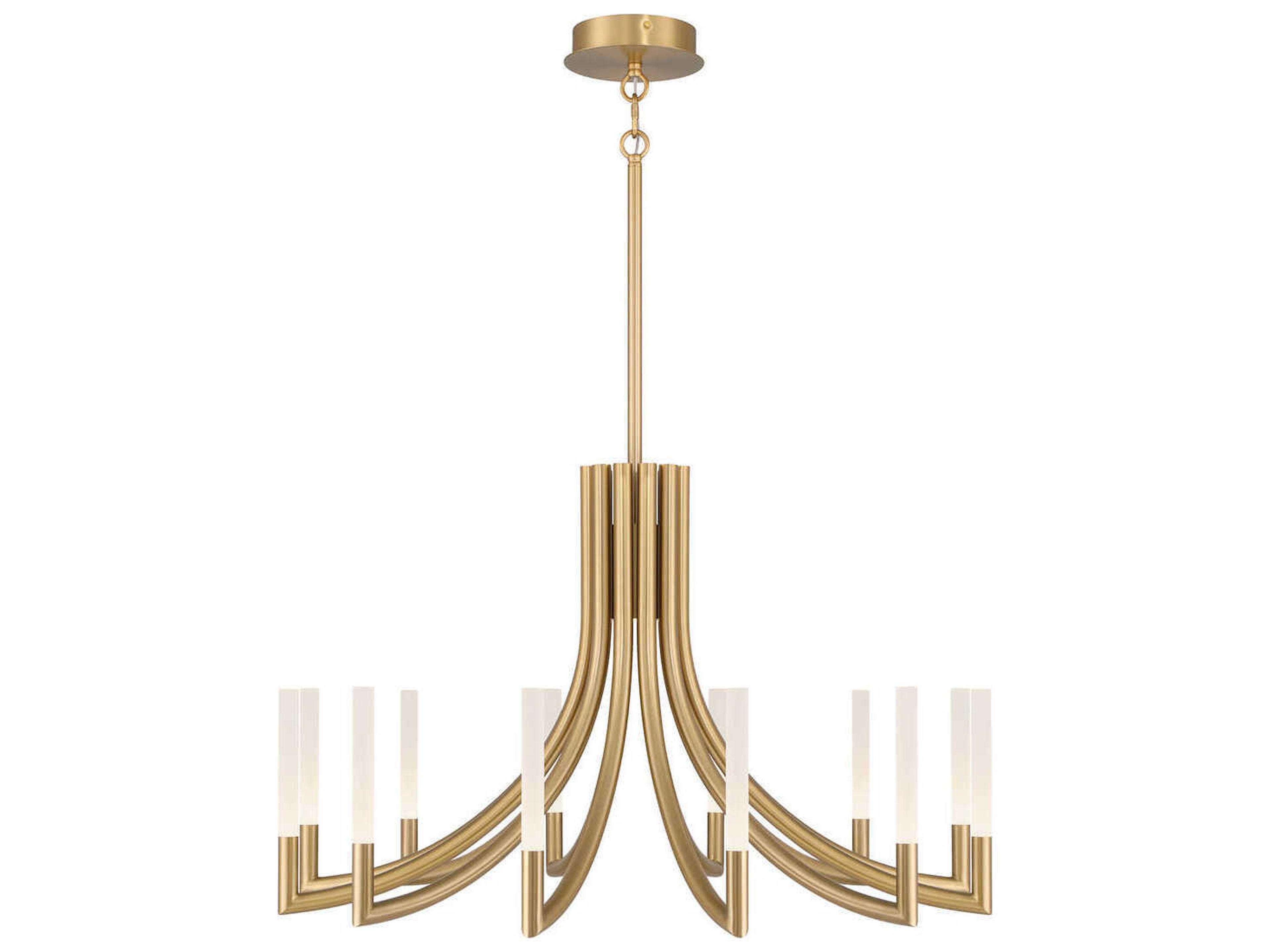 Olette 12-Light Gold Linear Chandelier