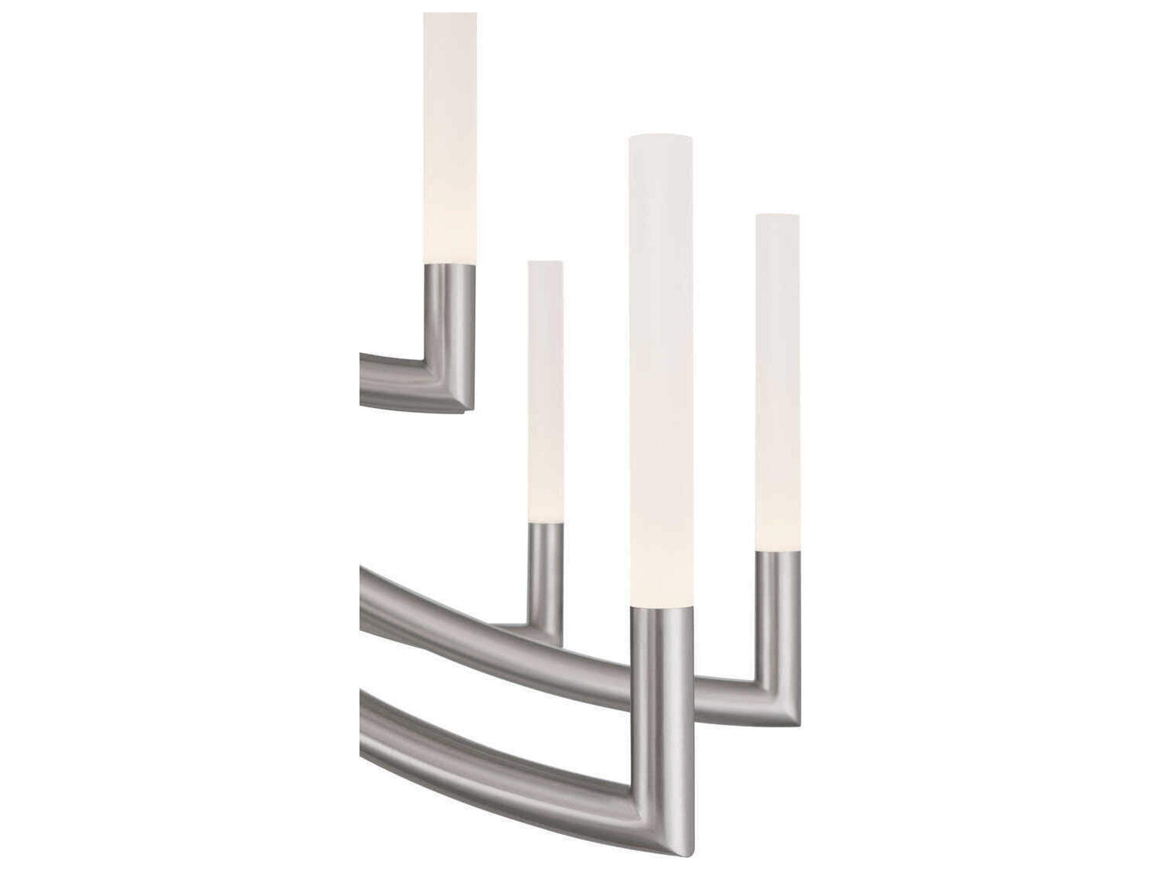 Eurofase Olette 20-Light Nickel Linear Chandelier
