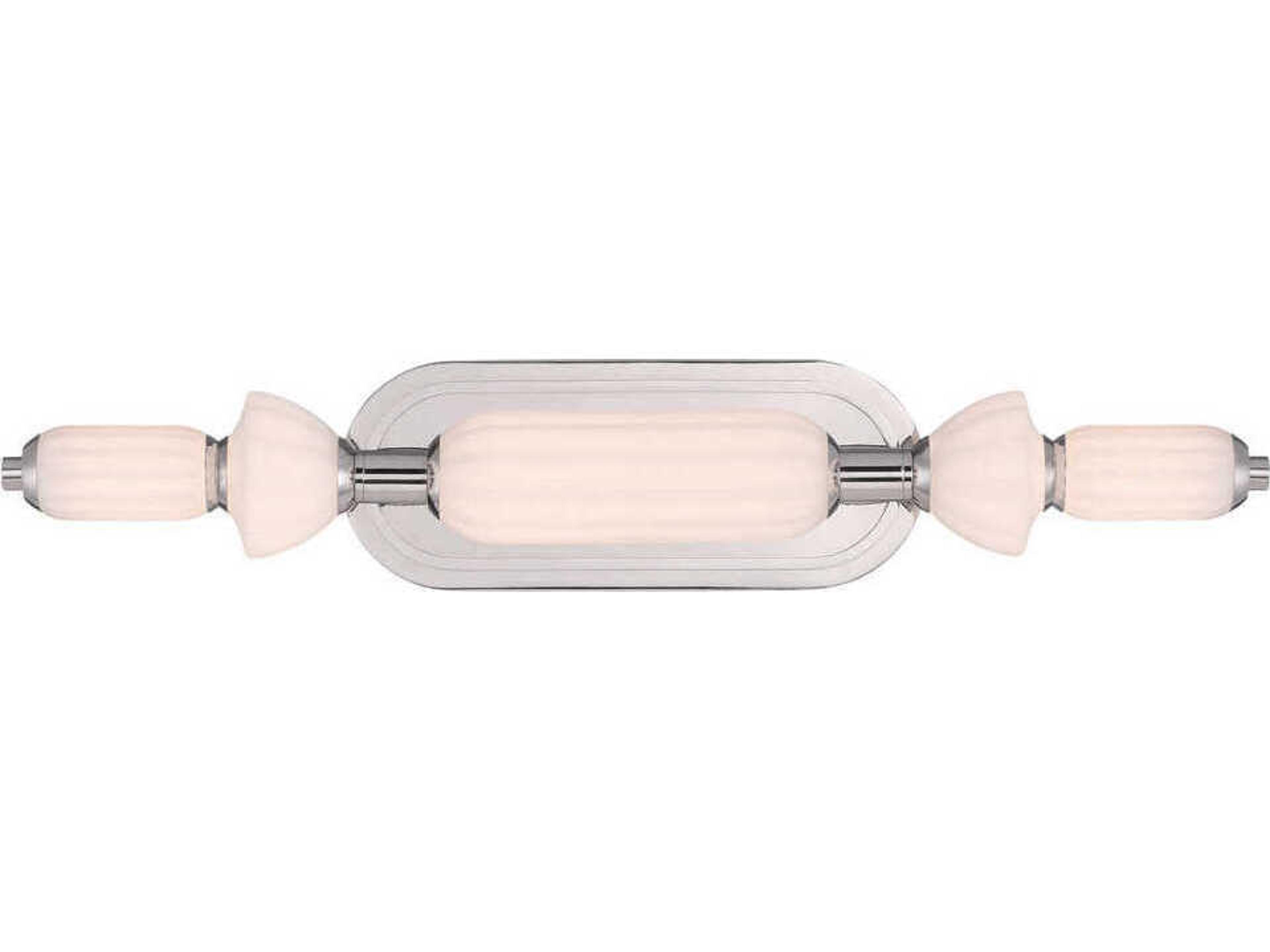 Lansdowne 1-Light Nickel Vanity Light