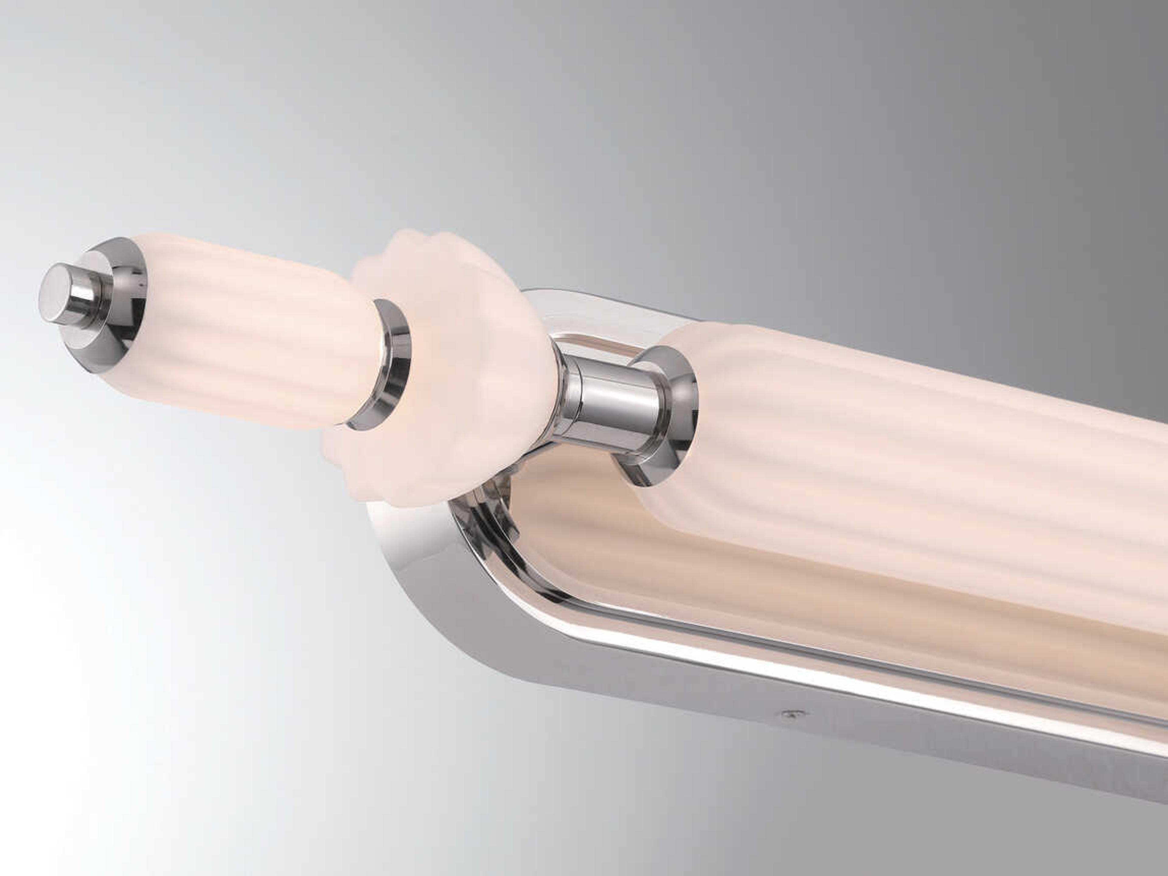 Eurofase Lansdowne 1-Light Nickel Vanity Light