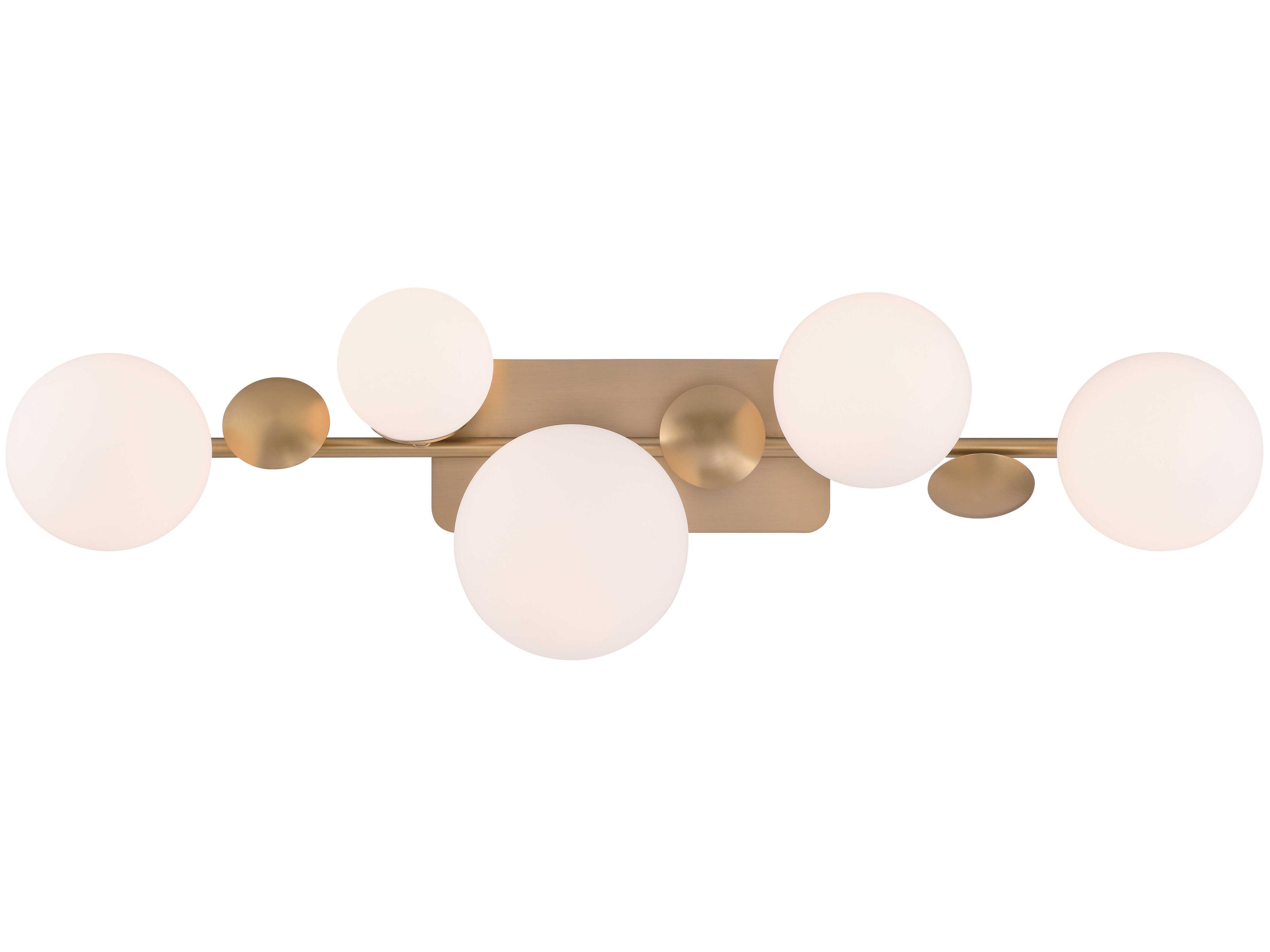 Vine 5-Light Gold Vanity Light