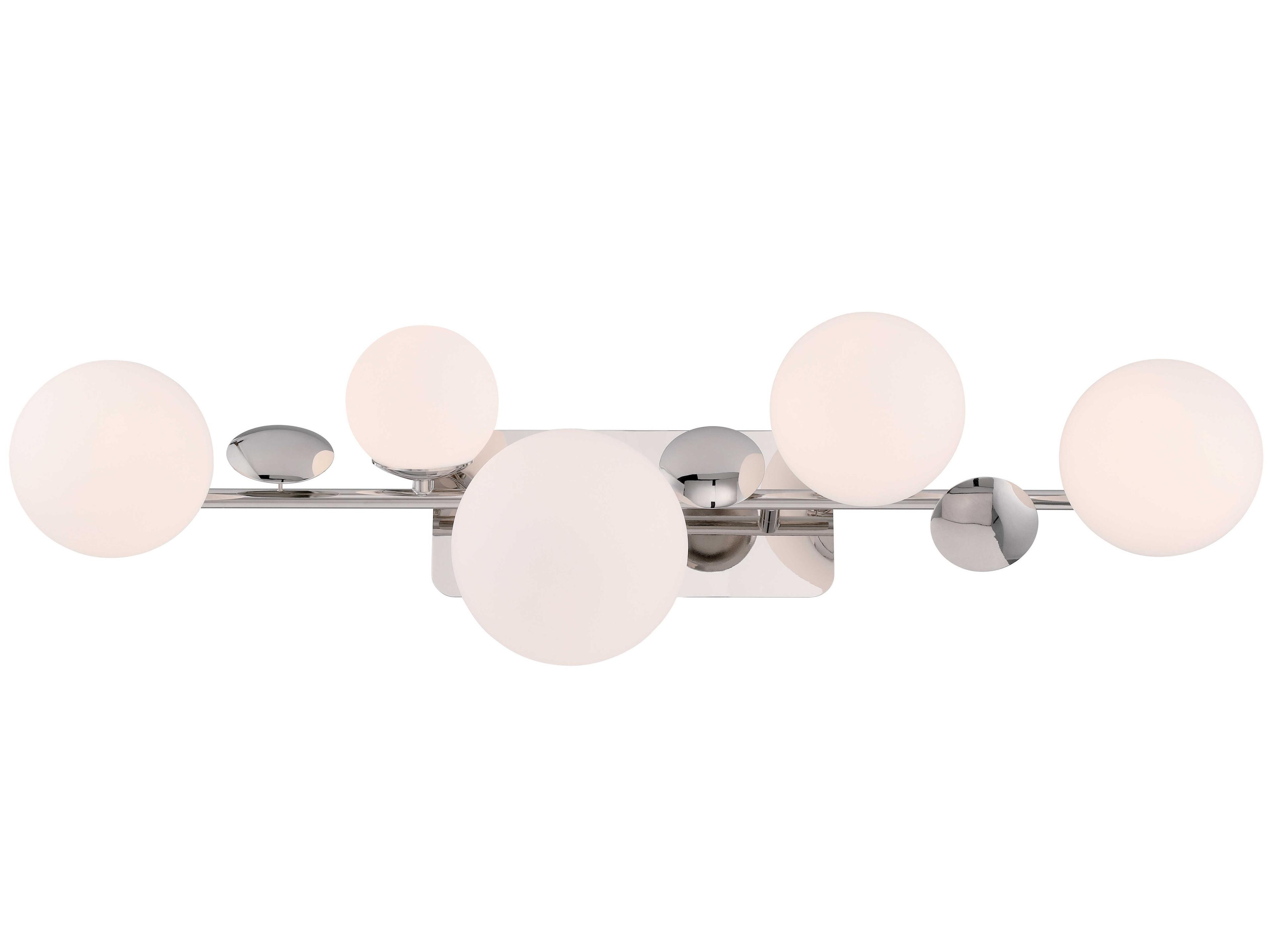 Eurofase Vine 5-Light Nickel Vanity Light