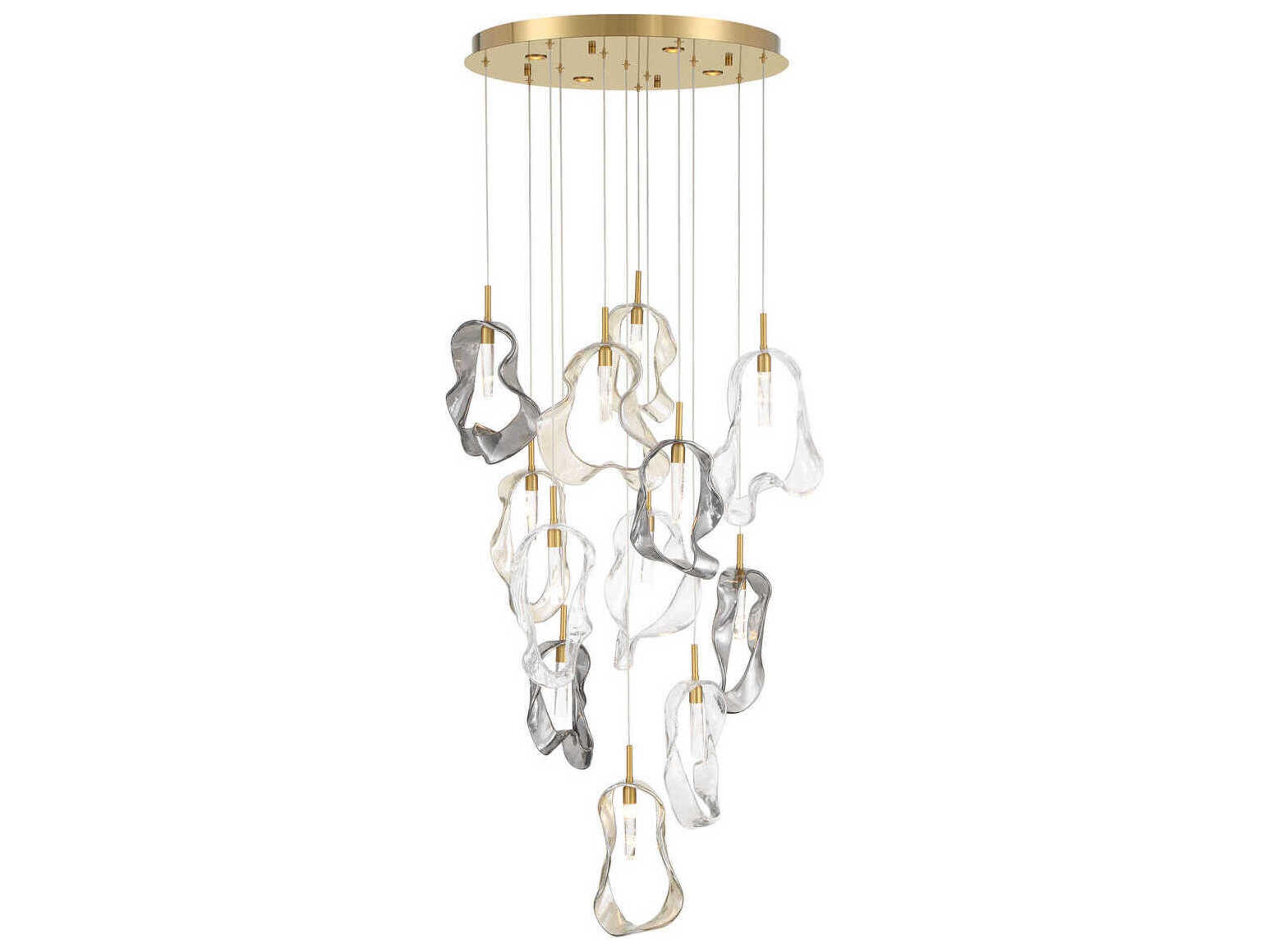 Norah 16-Light Gold Pendant