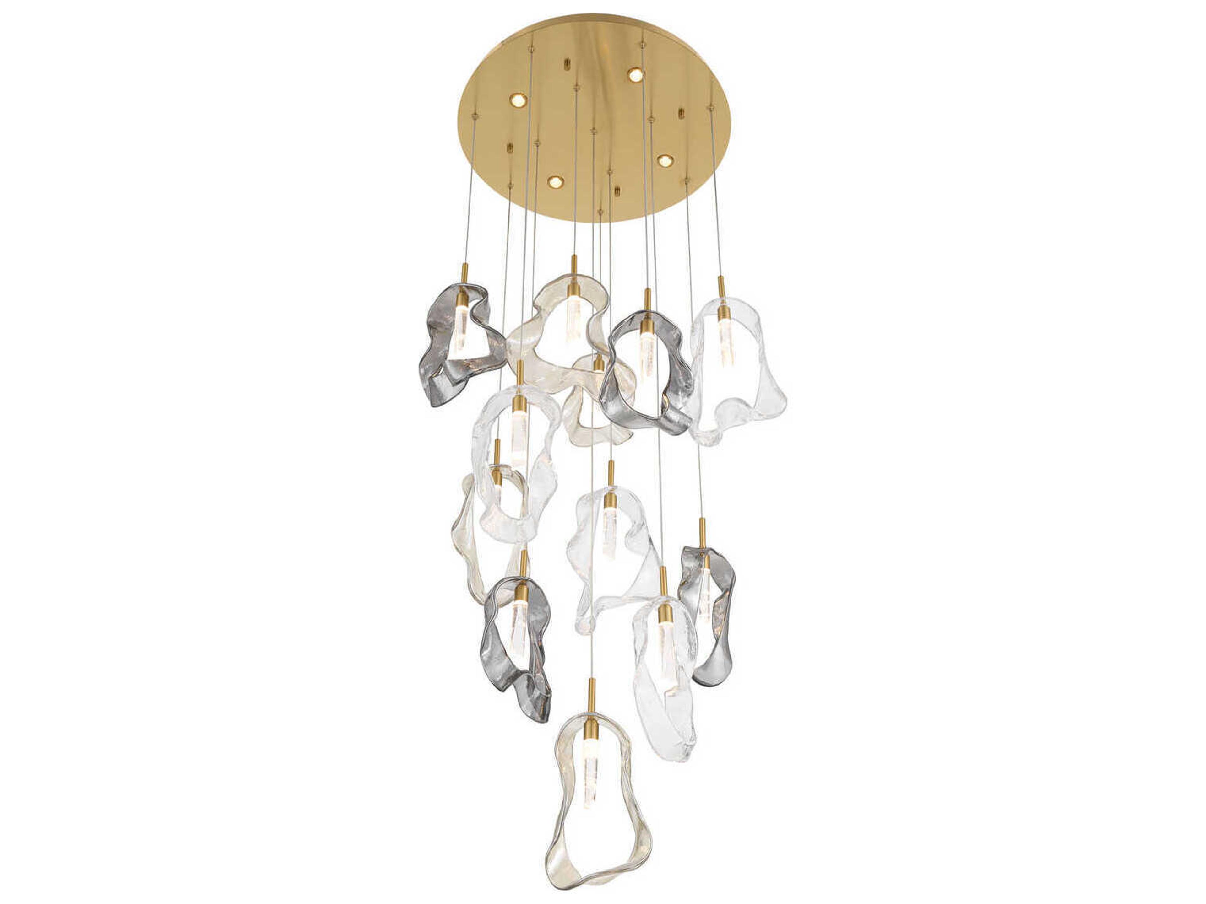 Eurofase Norah 16-Light Gold Pendant
