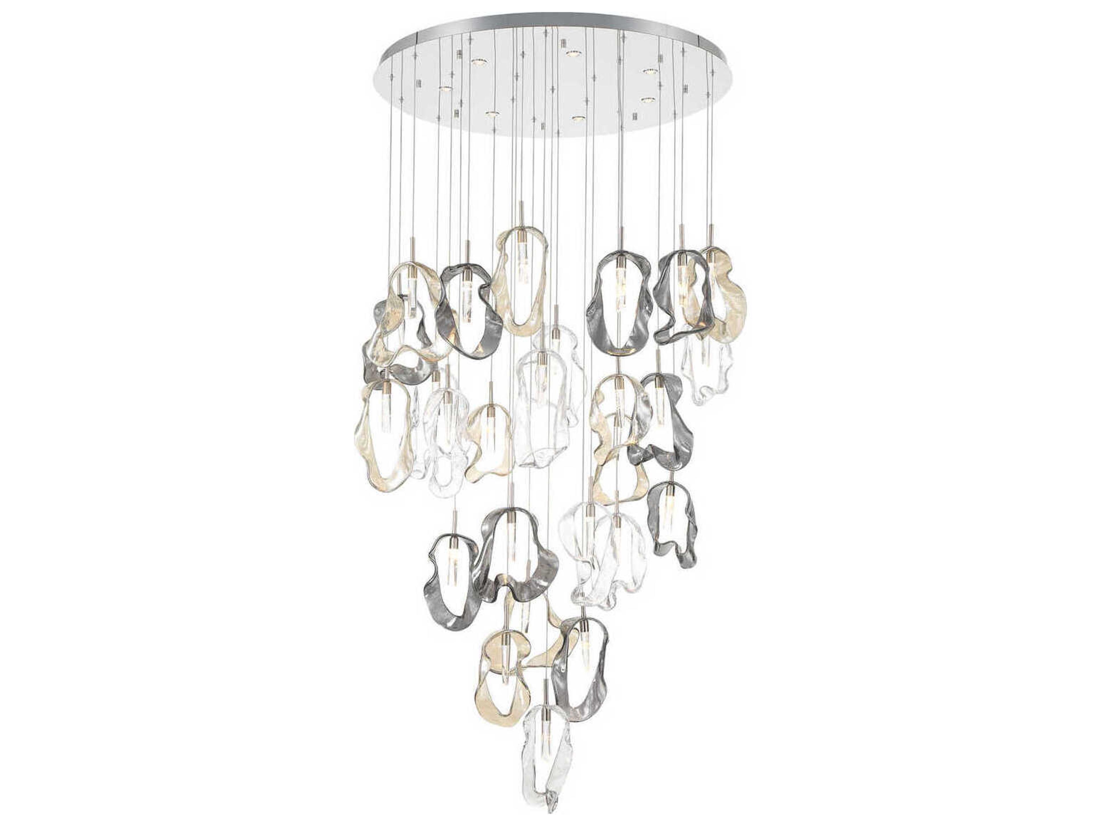 Eurofase Norah 33-Light Nickel Pendant