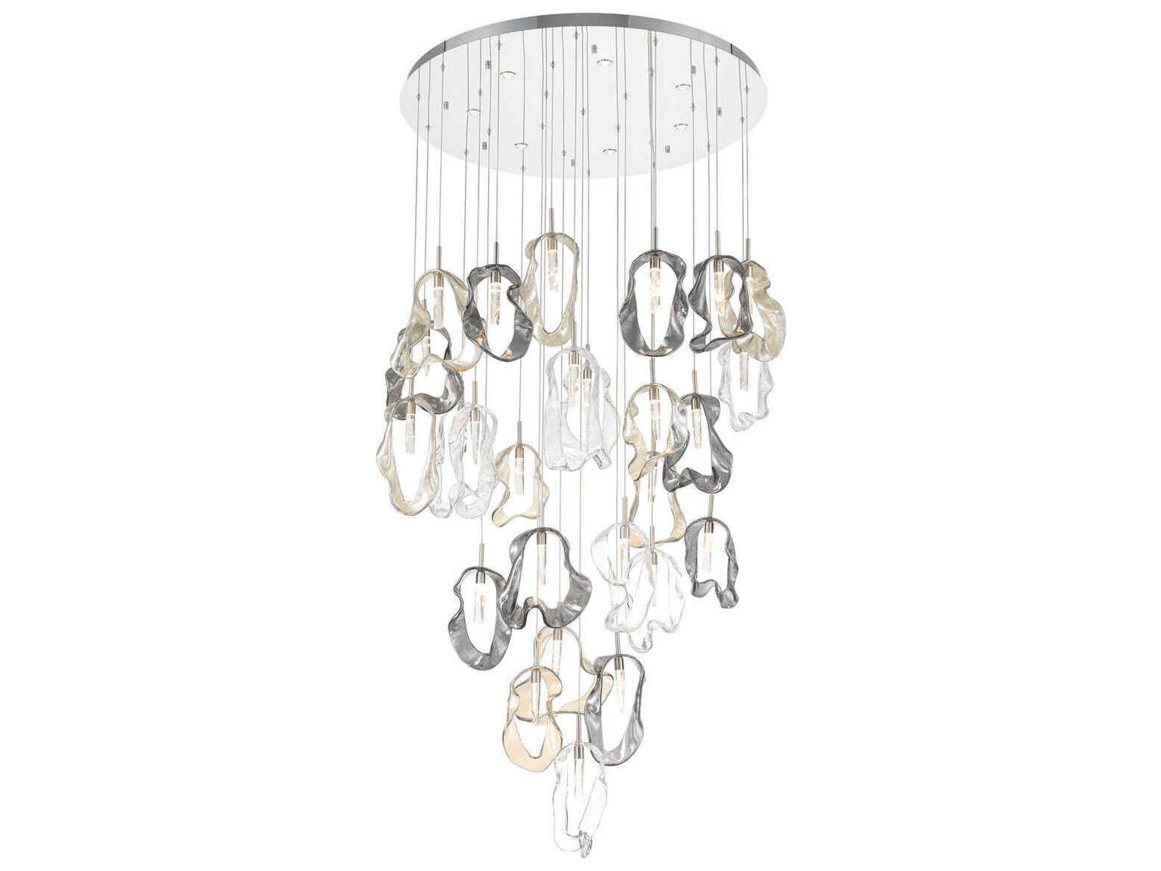 Eurofase Norah 33-Light Nickel Pendant