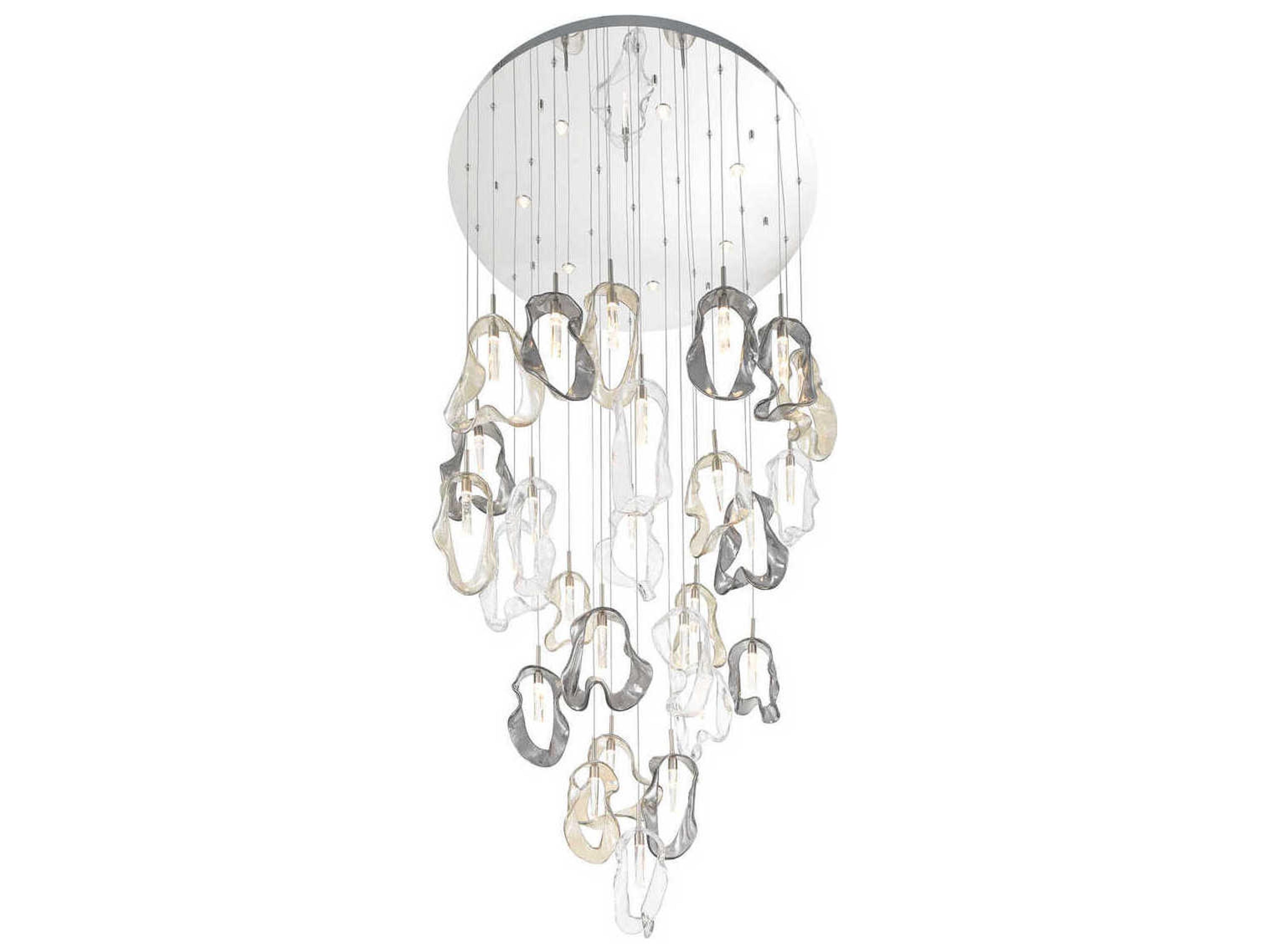 Eurofase Norah 33-Light Nickel Pendant