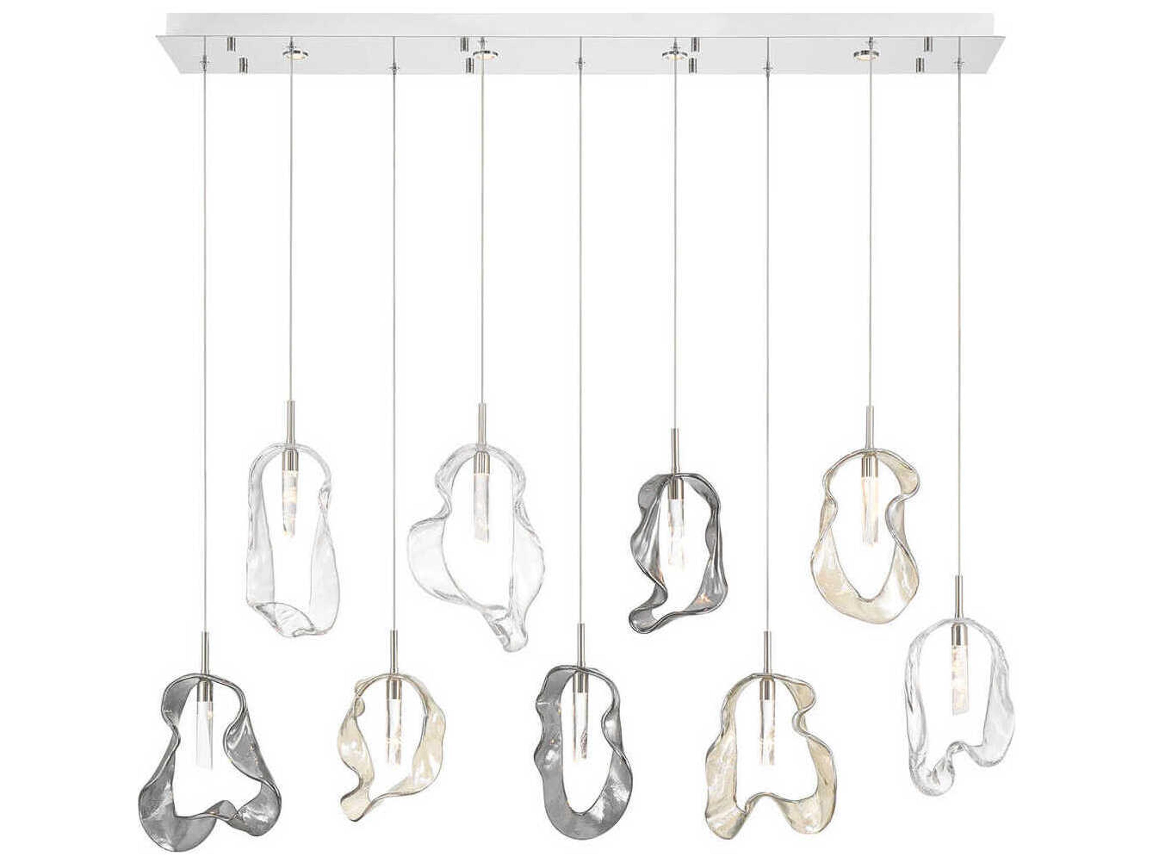 Norah 13-Light Nickel Island Pendant