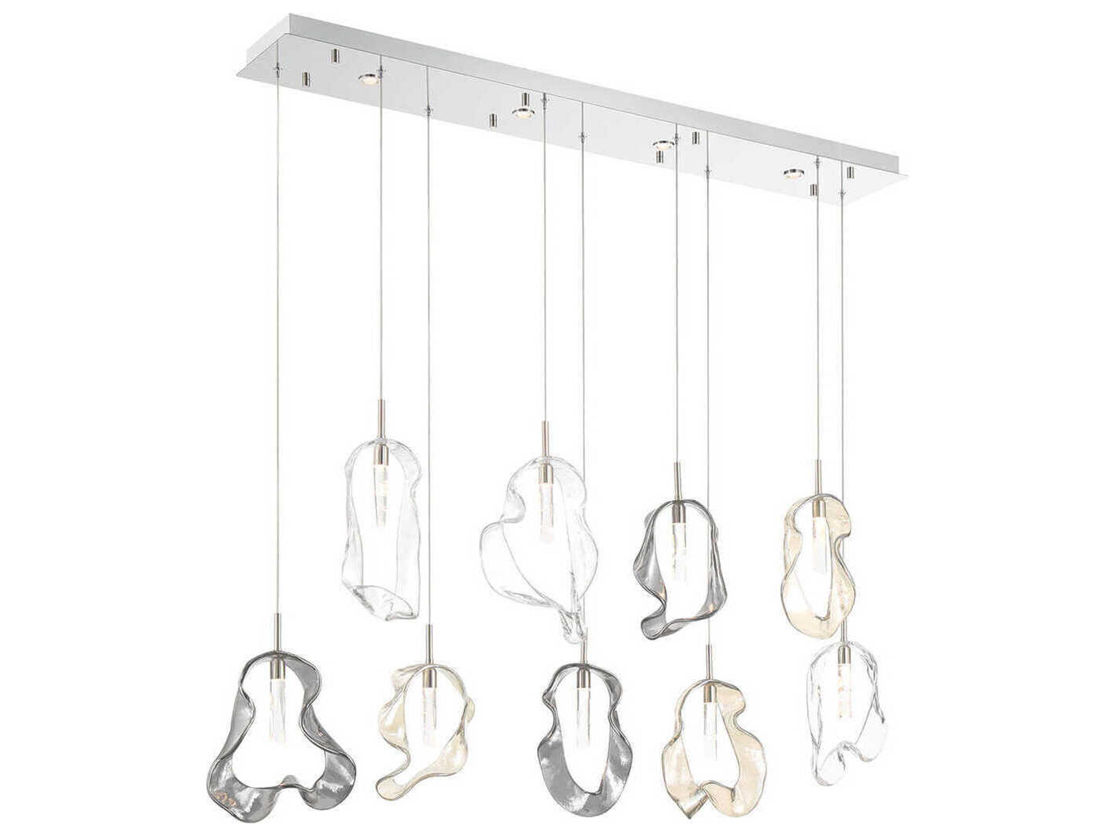 Eurofase Norah 13-Light Nickel Island Pendant