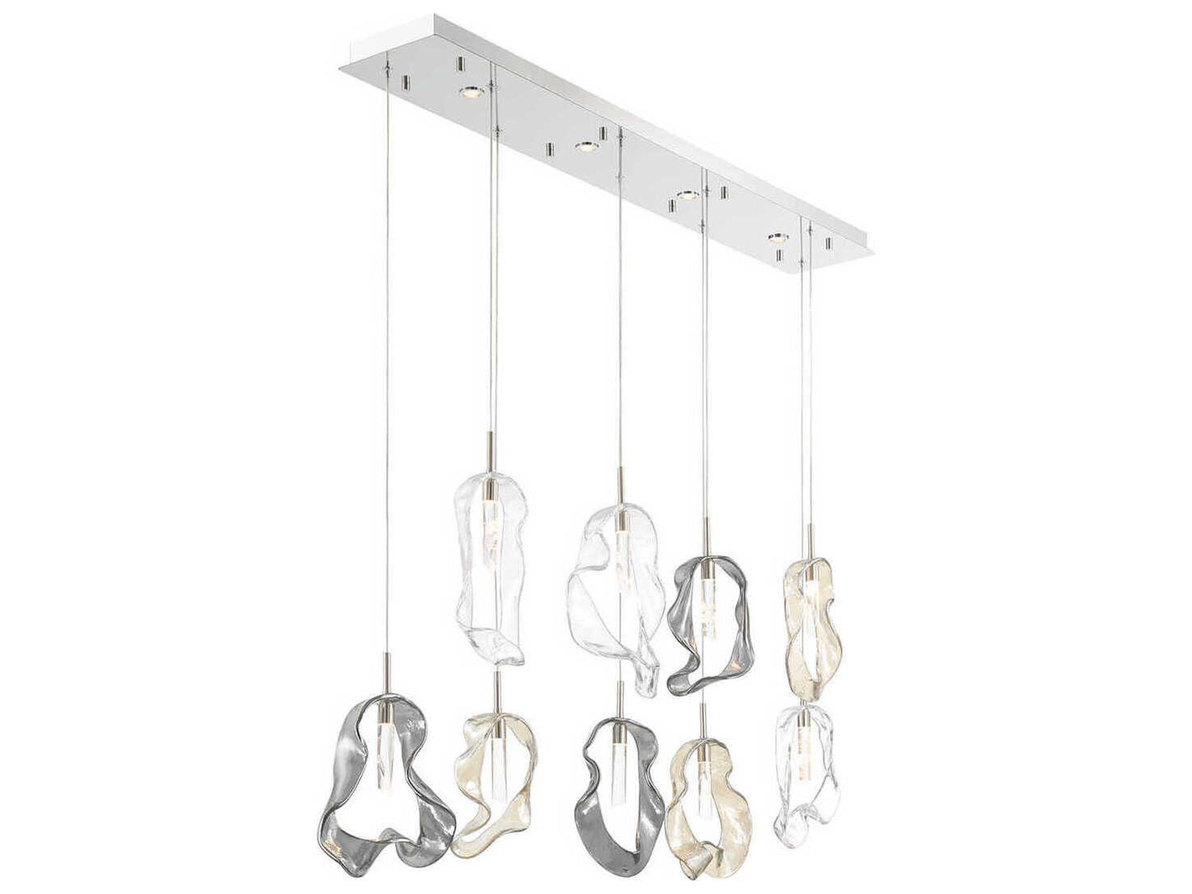 Eurofase Norah 13-Light Nickel Island Pendant