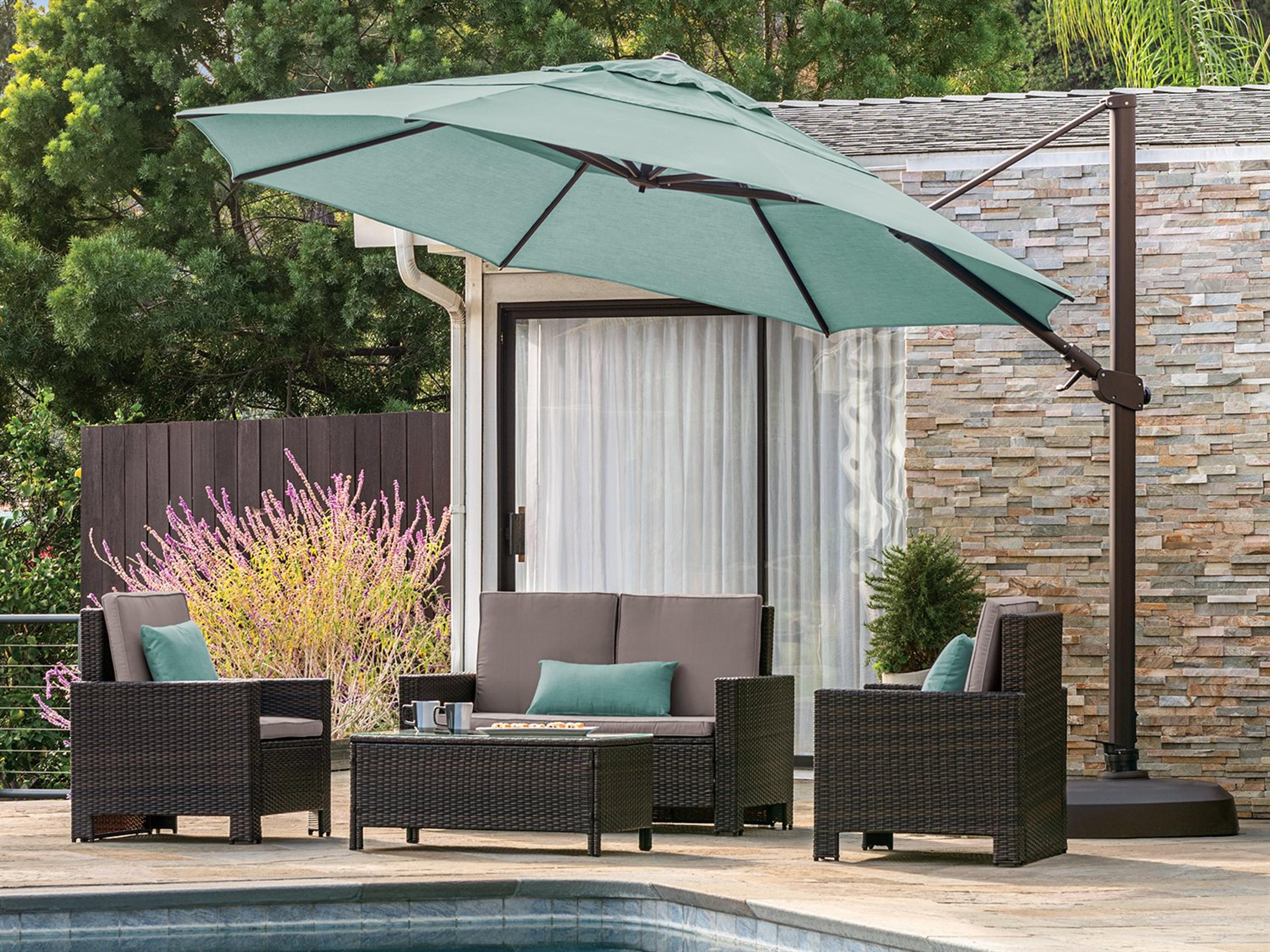 11.5 Foot AG25TR Octagon Cantilever Patio Umbrella