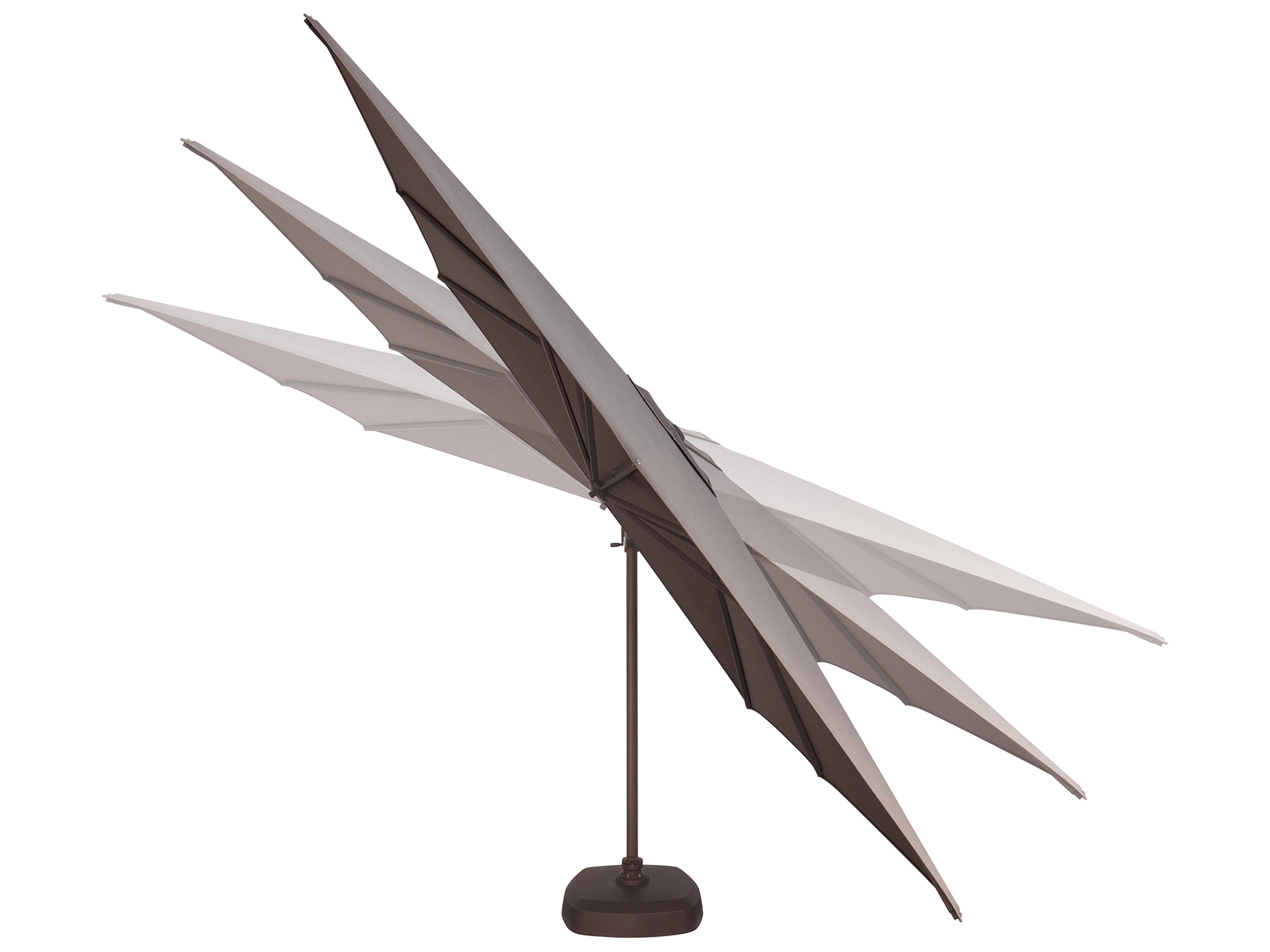 Treasure Garden 10 Foot AG25TSQR Square Cantilever Outdoor Patio Umbrella