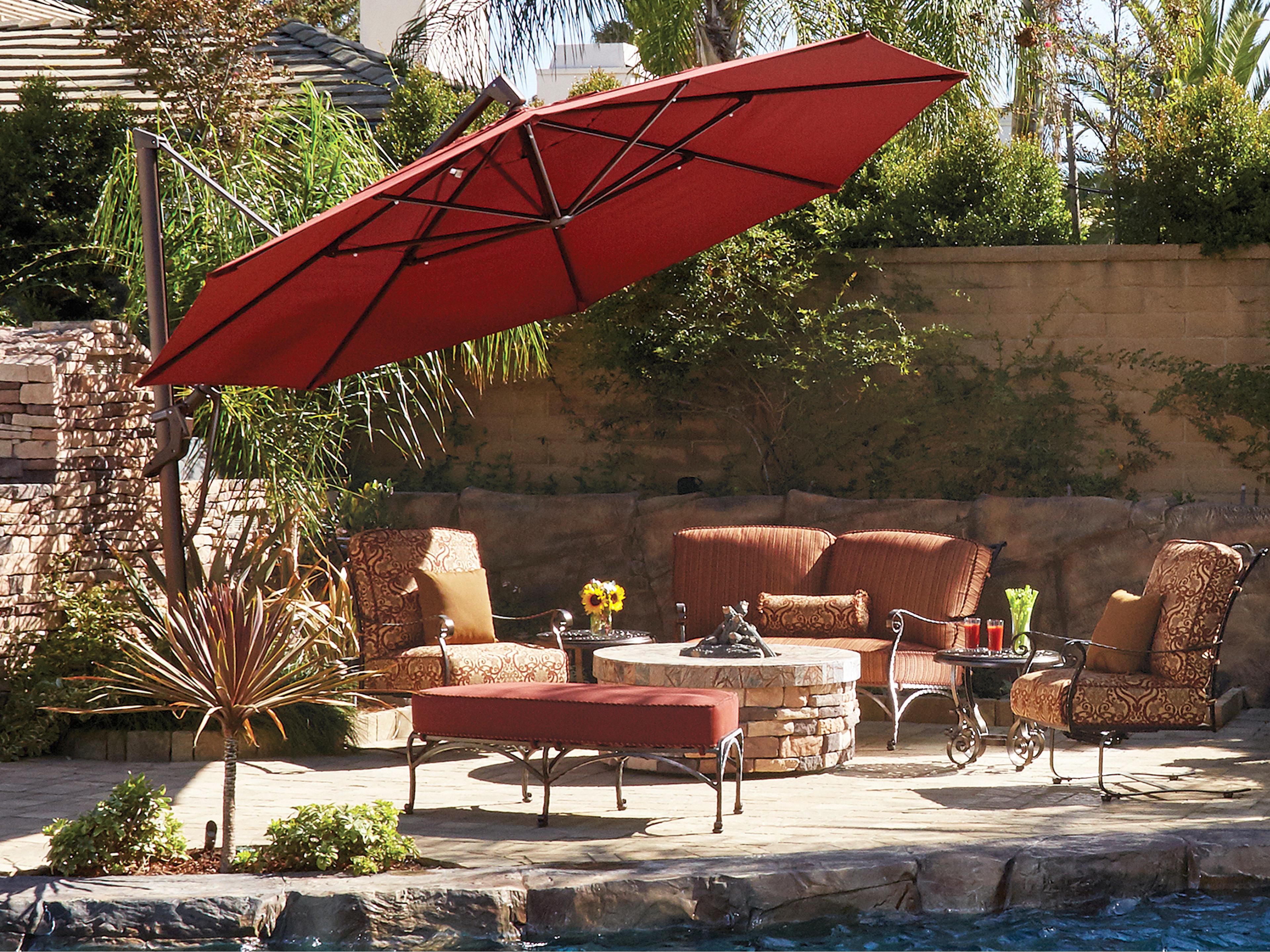 Treasure Garden AKZ PLUS 13 Foot Octagon Infinite Tilt and Lock Cantilever