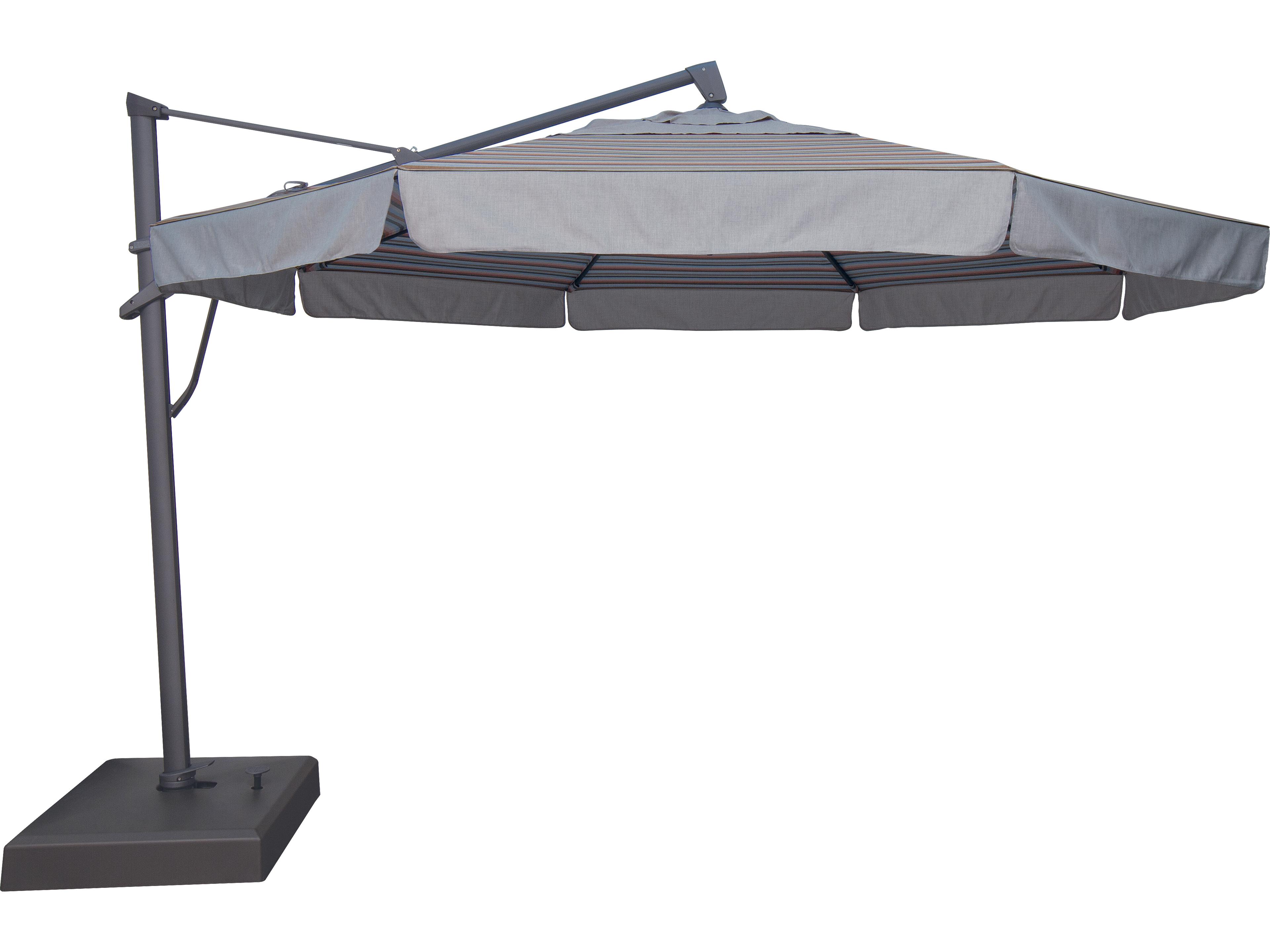 Treasure Garden AKZ PLUS 13 Foot Octagon Infinite Tilt and Lock Cantilever